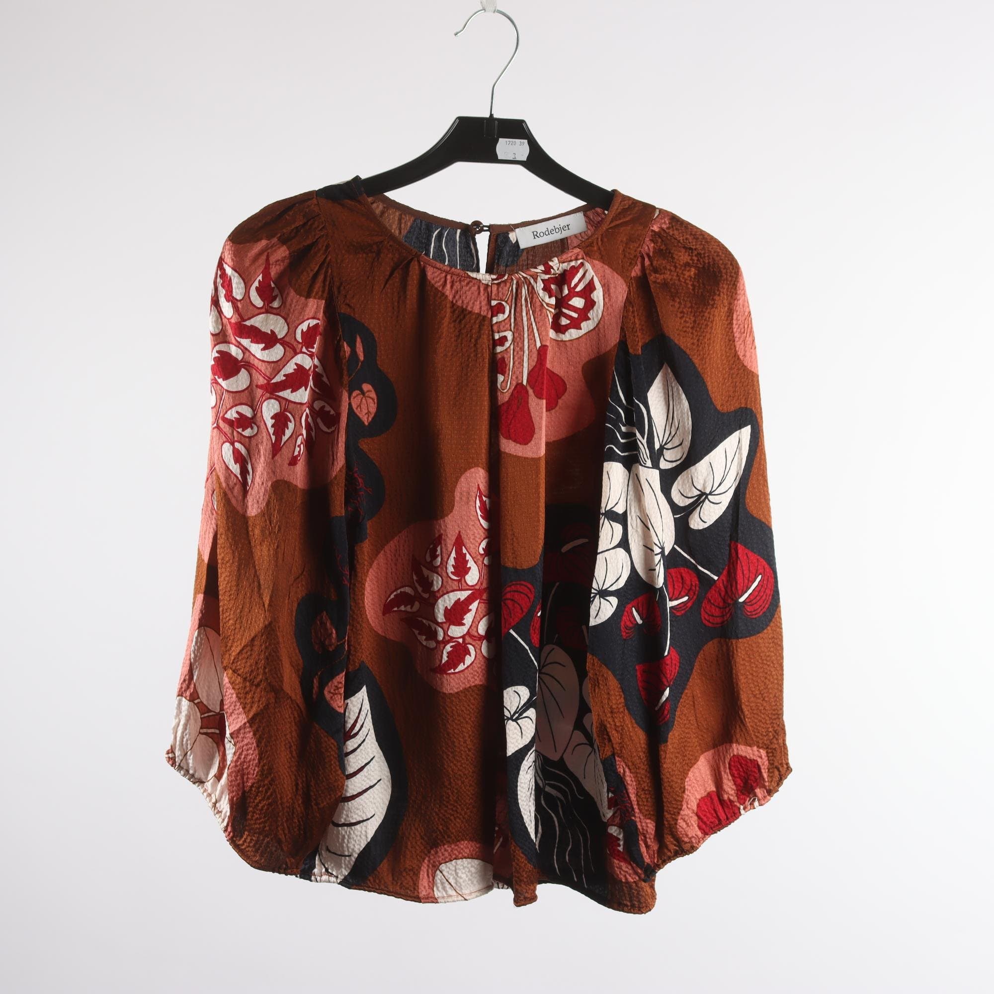 Blus, Rodebjer Madolina, mönstrad, stl. XS