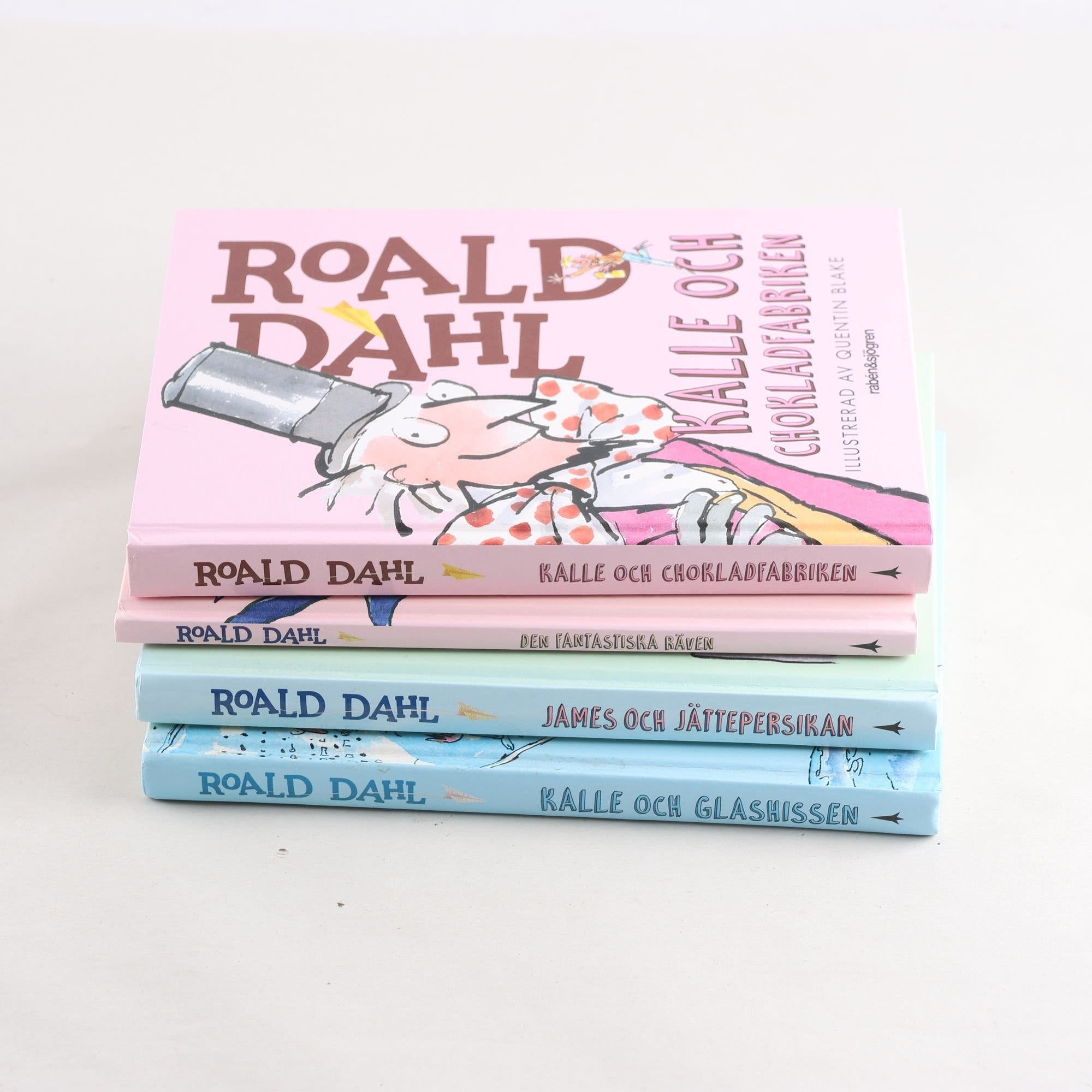 Roald Dahl, bokpaket med 4 volymer