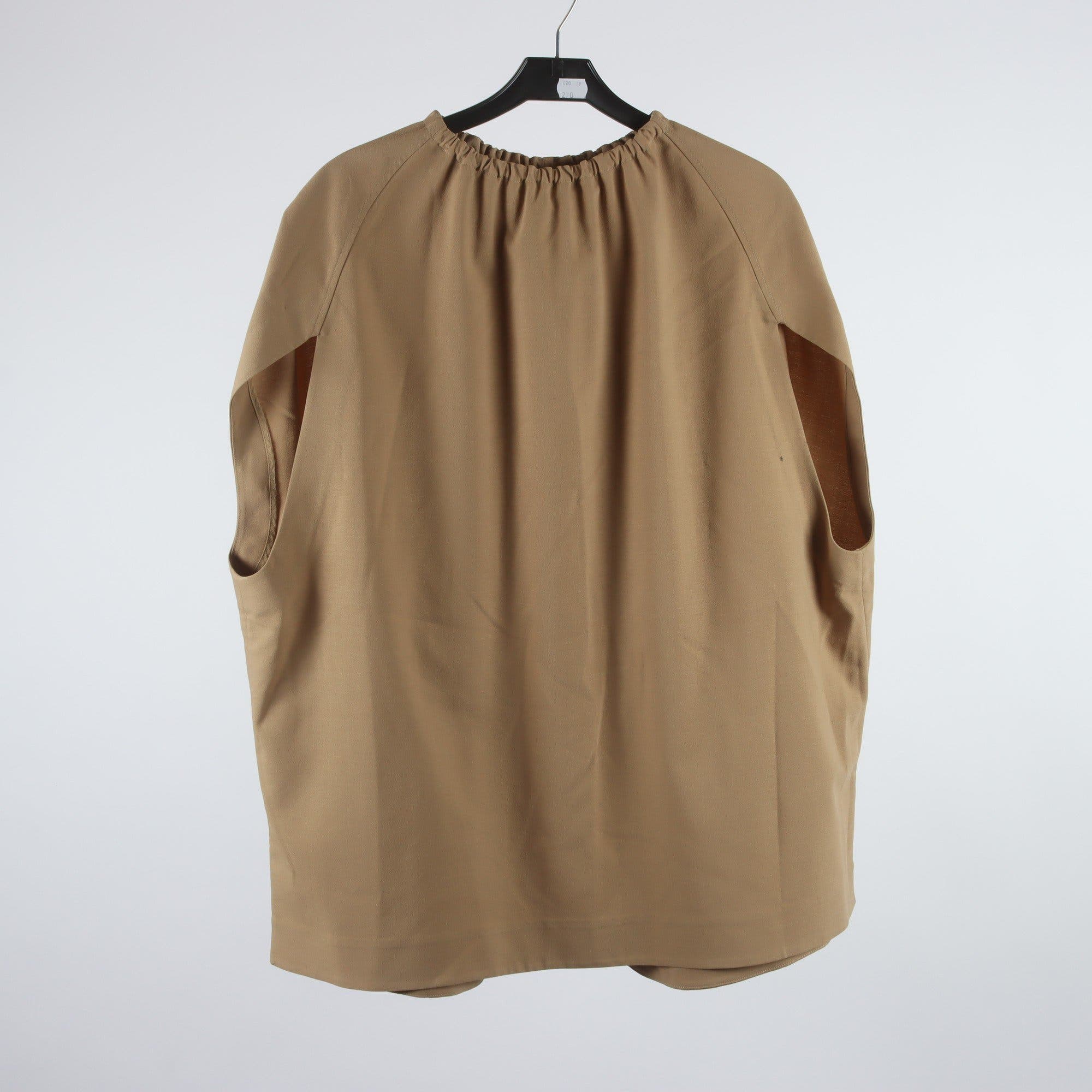 Blus, Arket, brun, stl. 36.