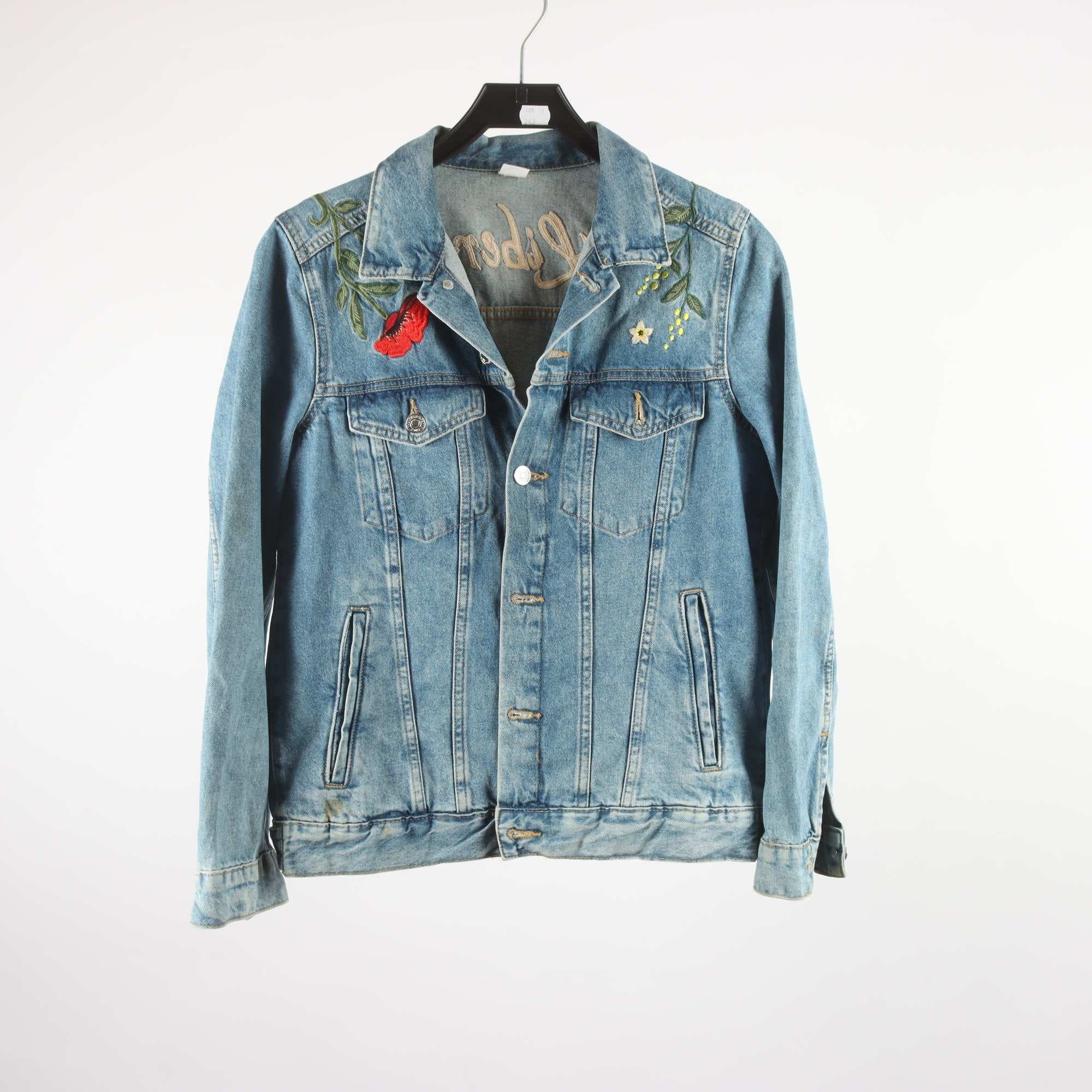 Jeansjacka, & Denim, blå, stl. 38.