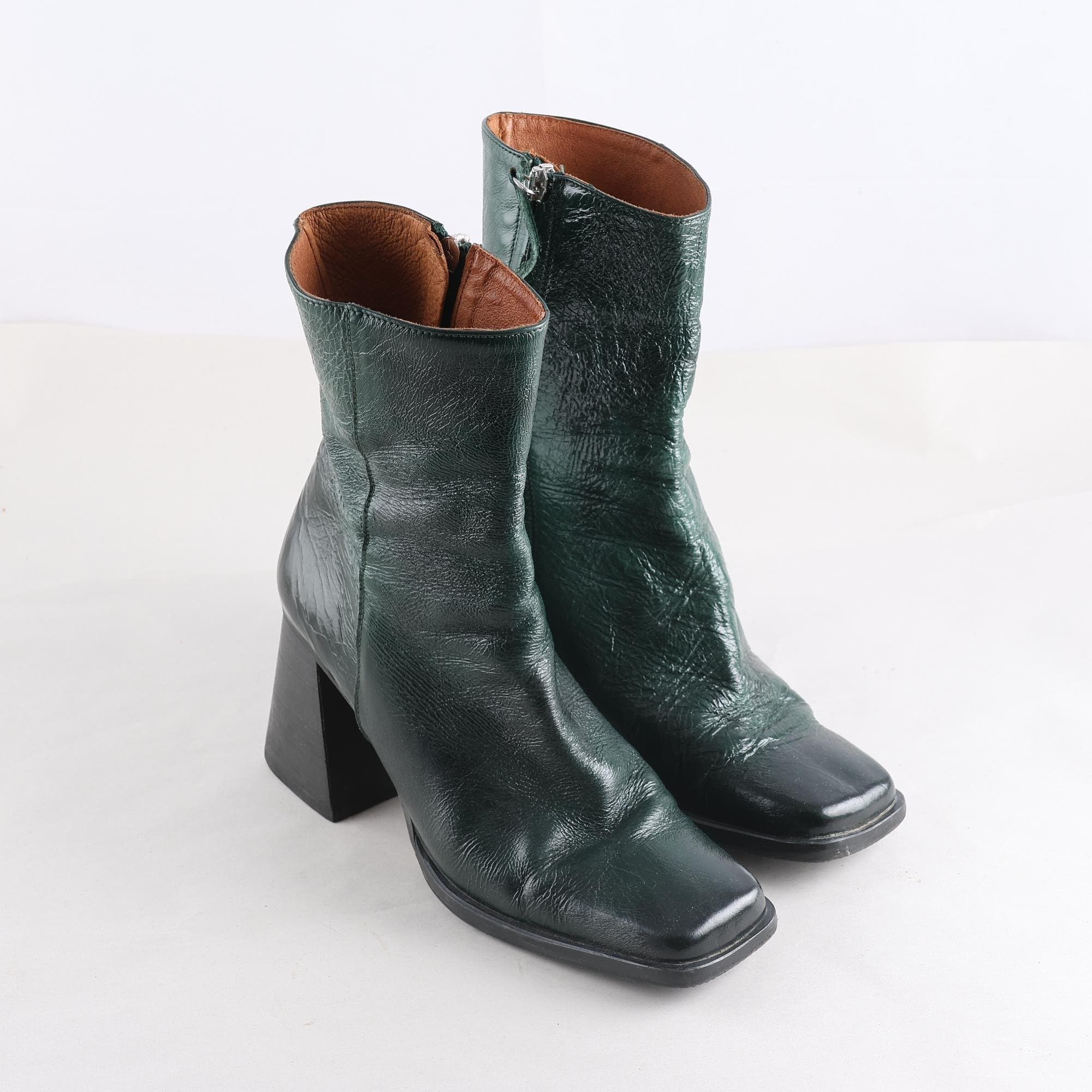 Ankelboots, Àngel Alarcòn, grön, stl. 38