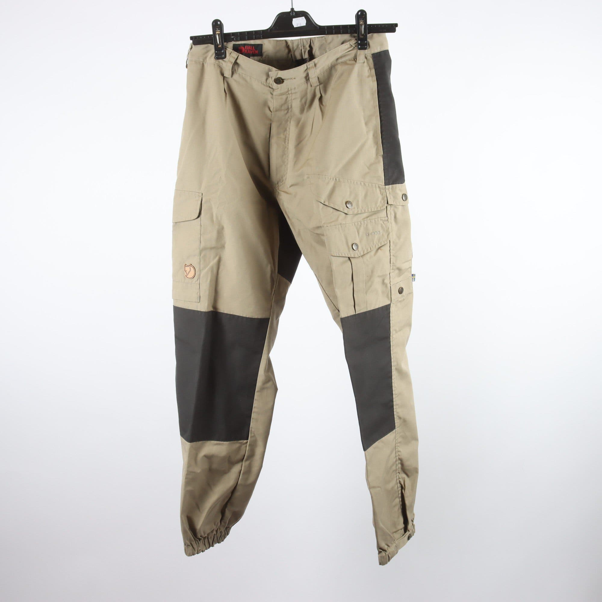 Fritidsbyxor, Fjällräven, beige, svart, stl. 42