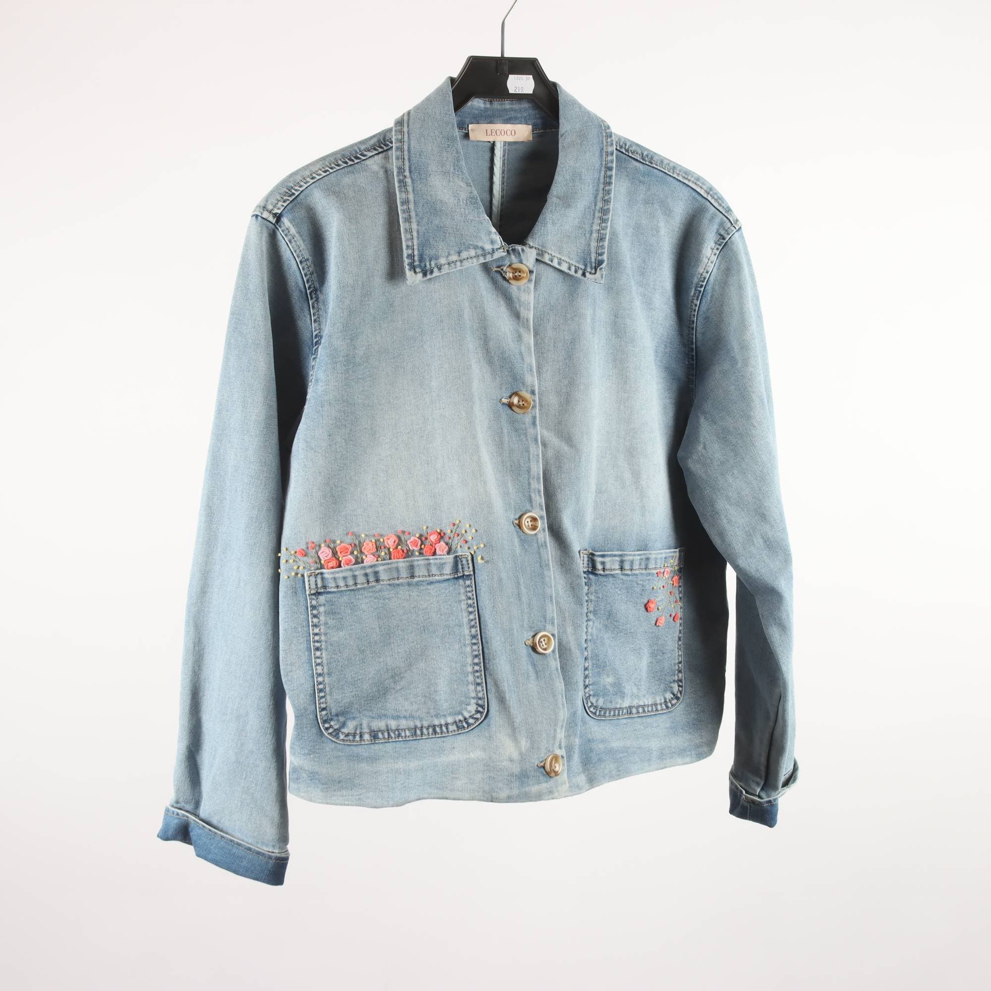 Jeansjacka, Lecoco, blå, stl. L/40