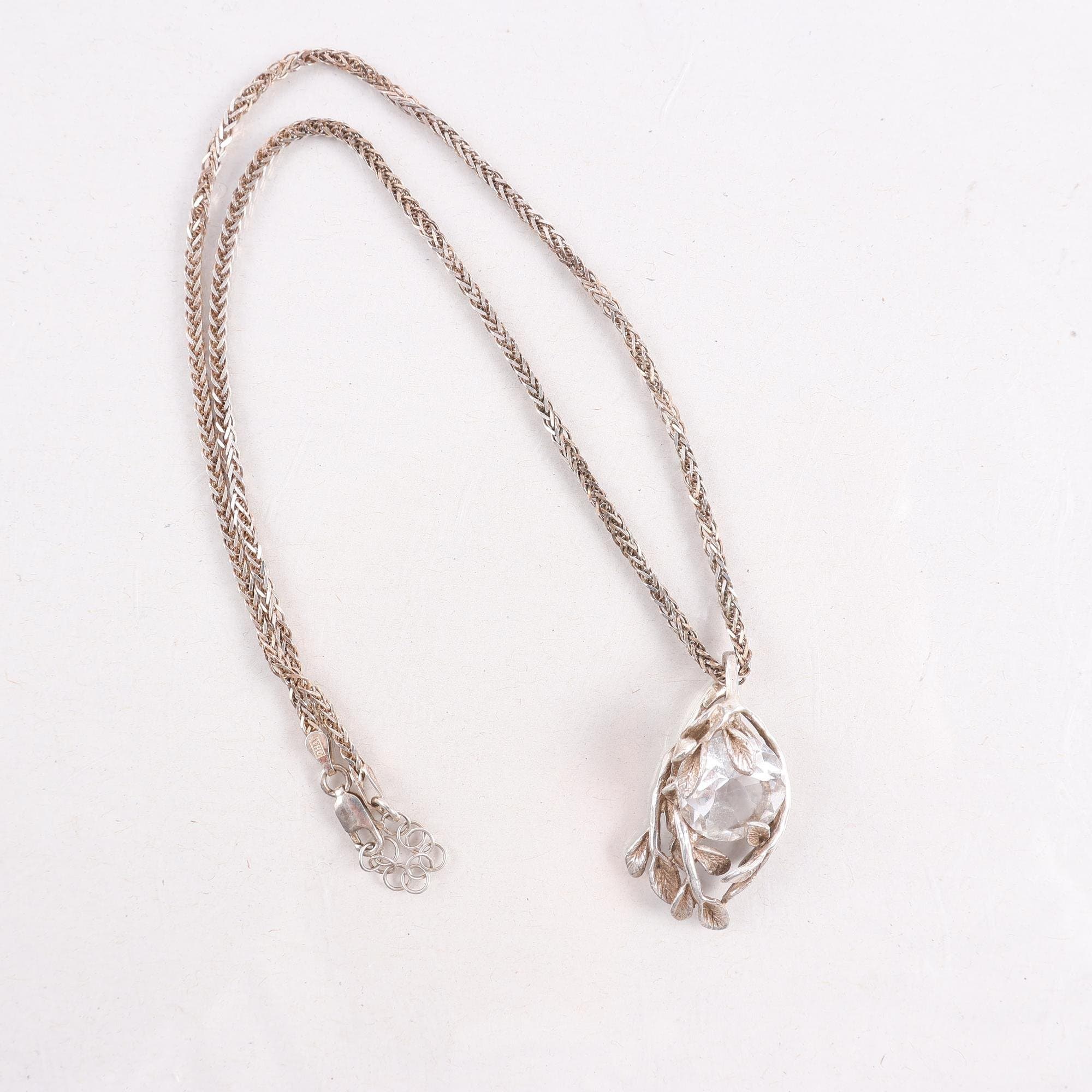 Halsband & hänge, silver