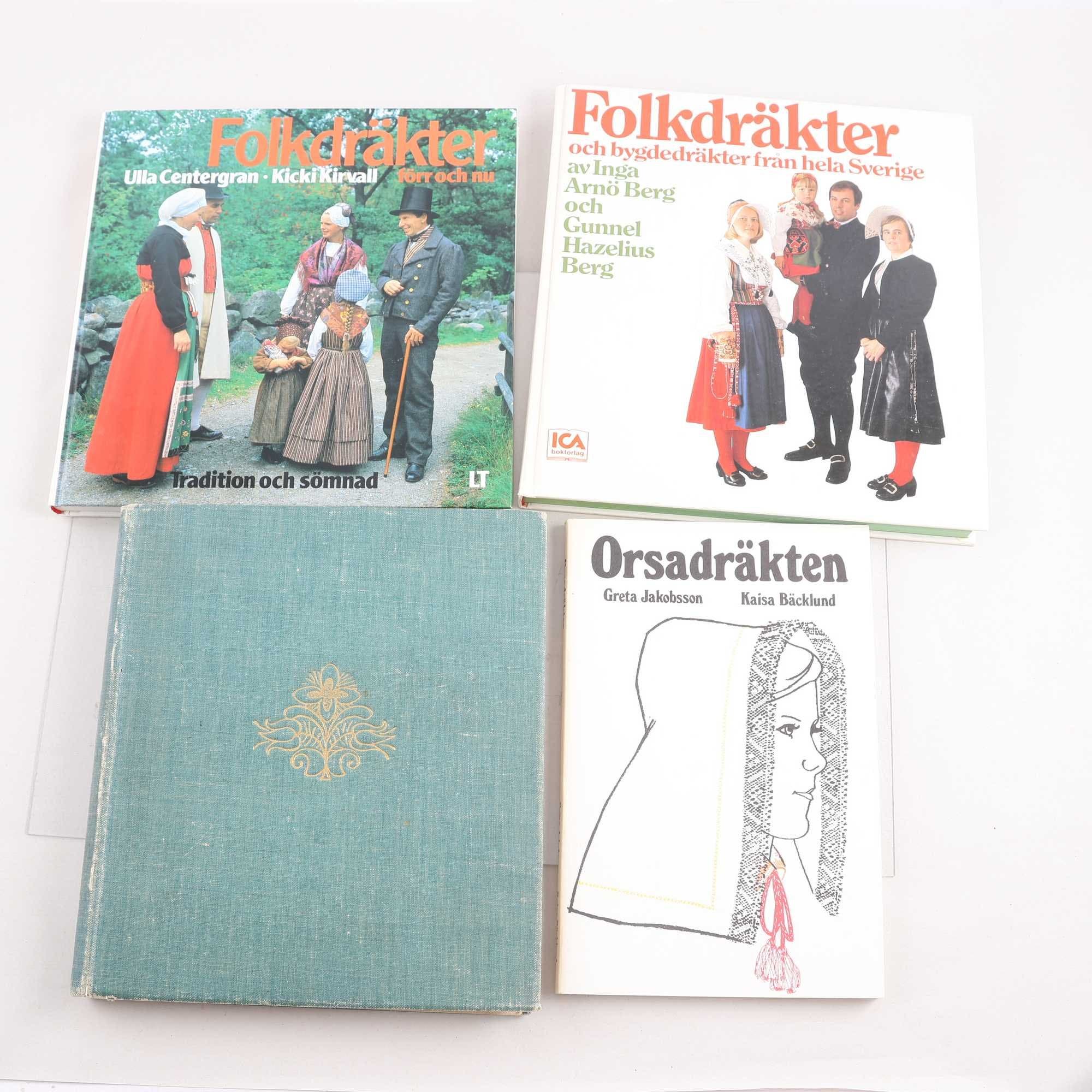 Bokpaket, Folkdräkter, 4 st
