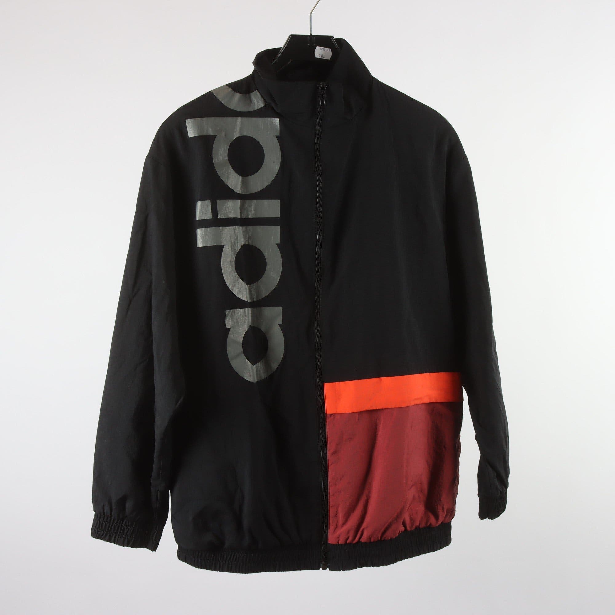 Sportjacka, Adidas, svart, stl. M