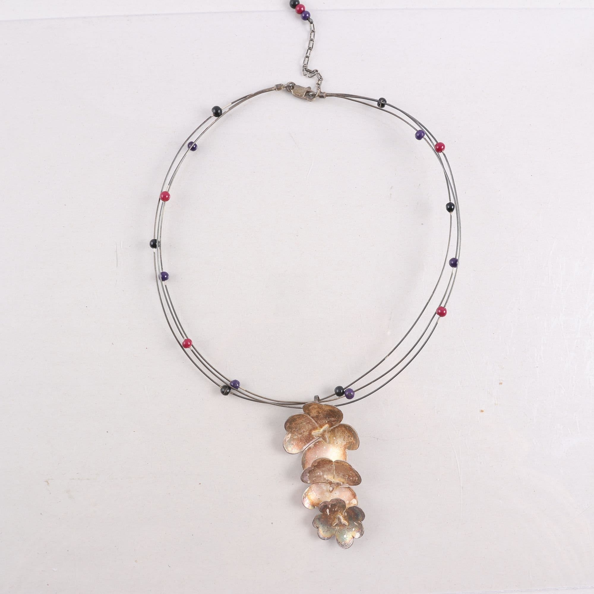 Halsband, silver, stämplad 925