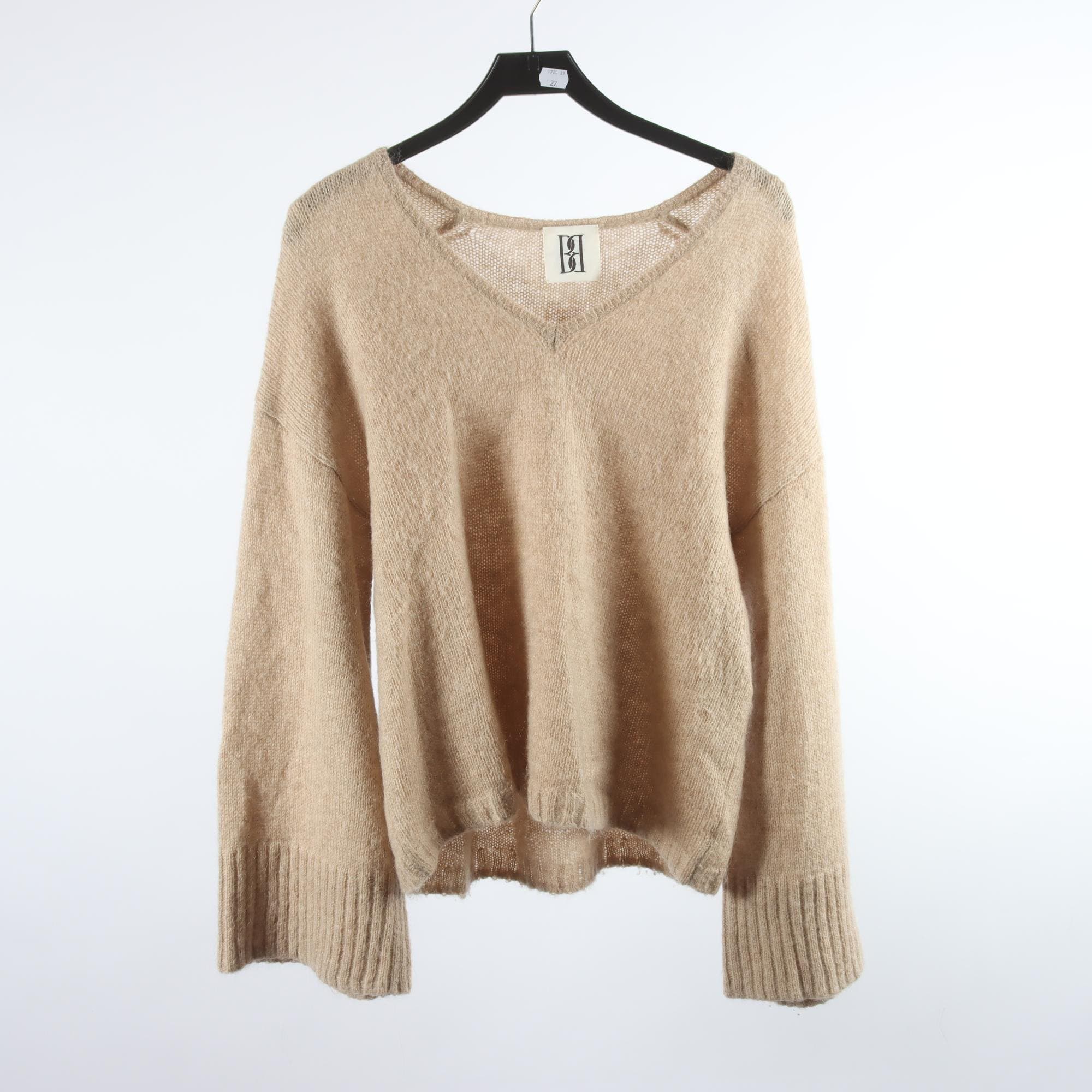 Tröja By Malene Birger, beige, ull/mohair blandning, stl. L