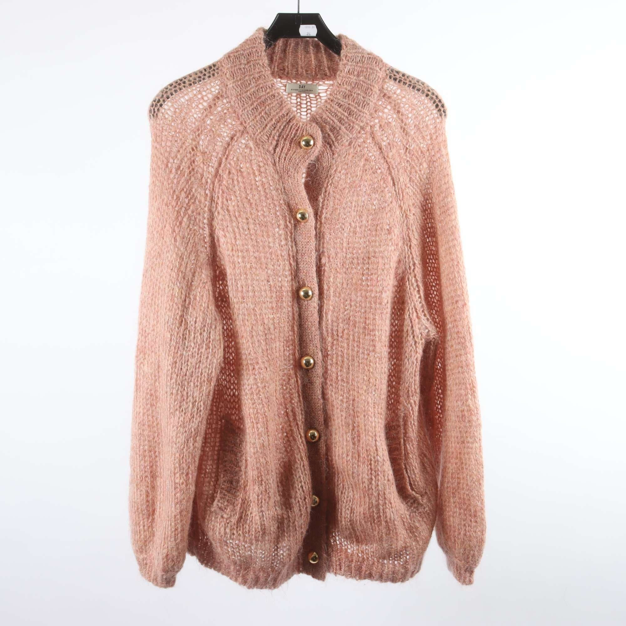 Tröja, Day Birger et Mikkelsen, rosa, guld, melerad, 54% kid mohair, stl. M