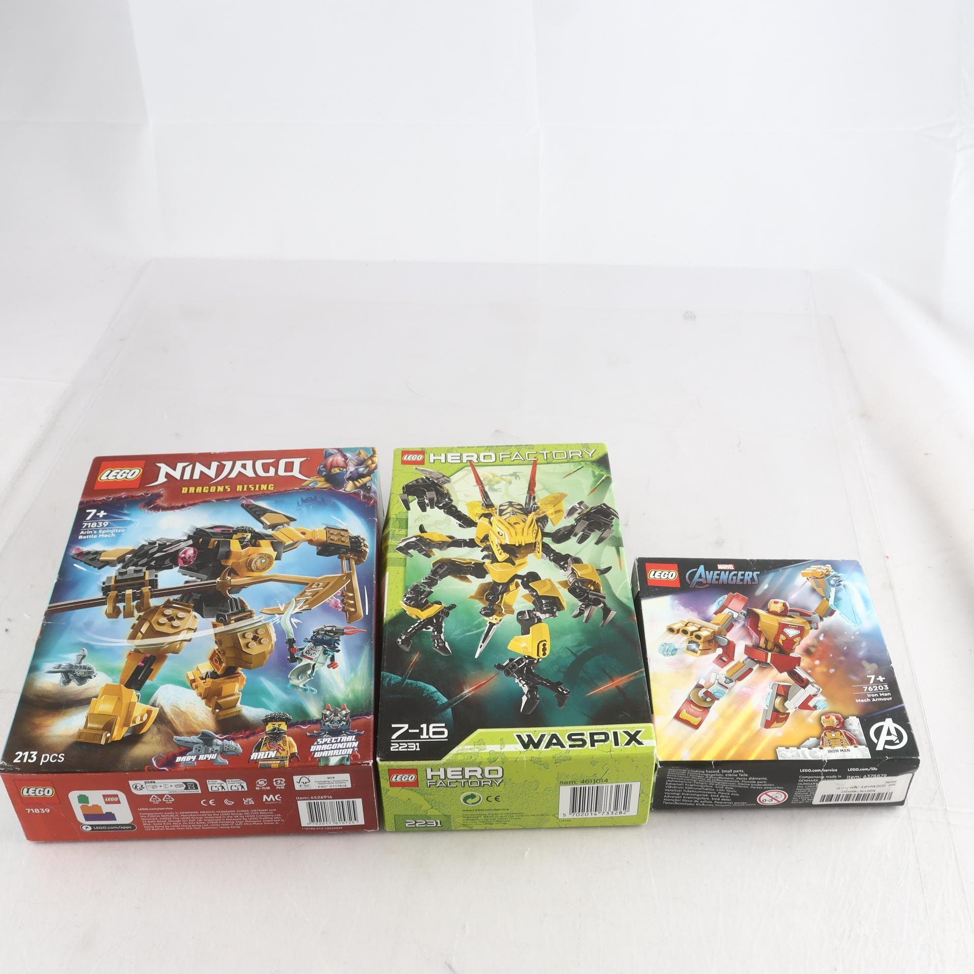 Lego, 3 paket.