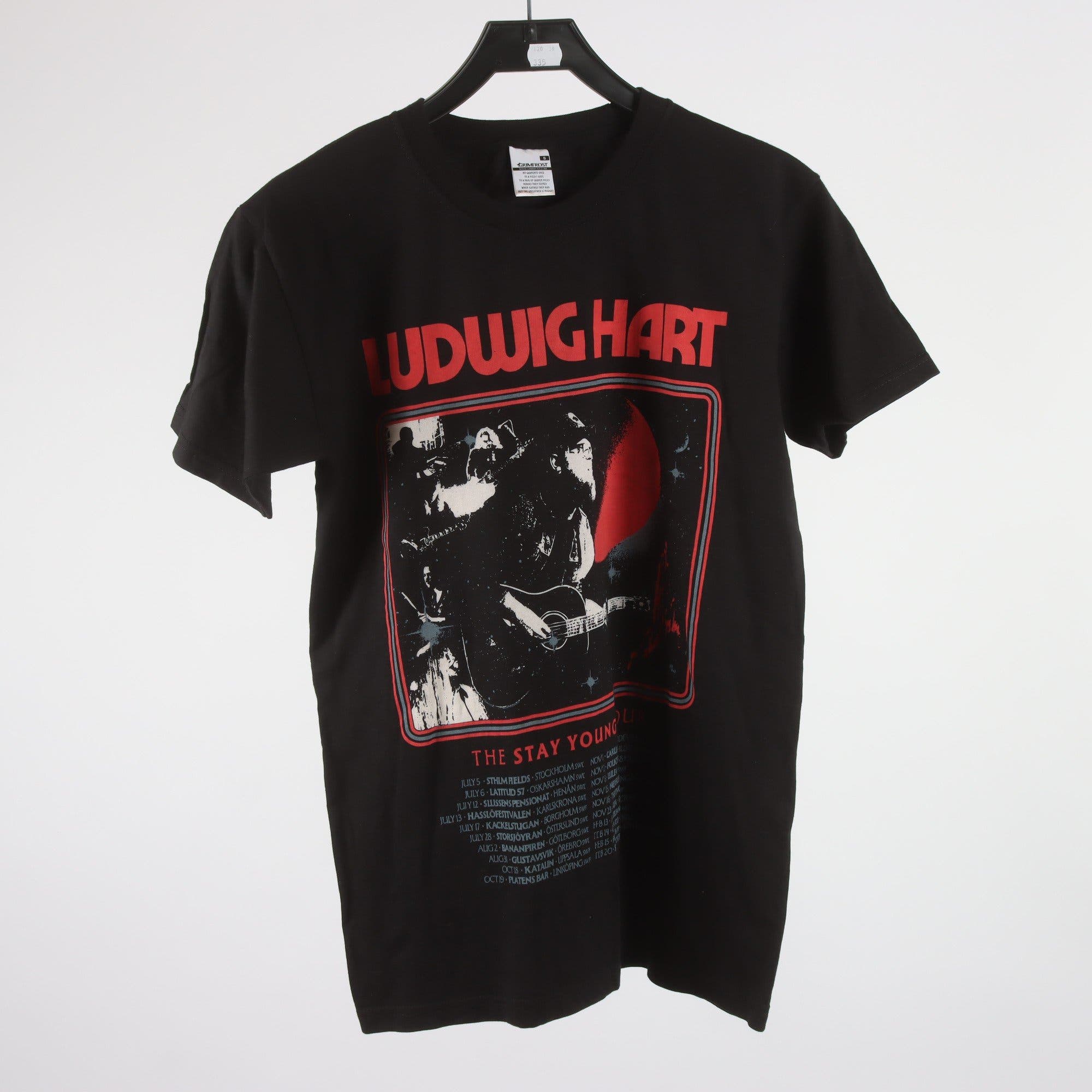 T-shirt, Grimfrost, Ludwig Hart, svart, stl. S.