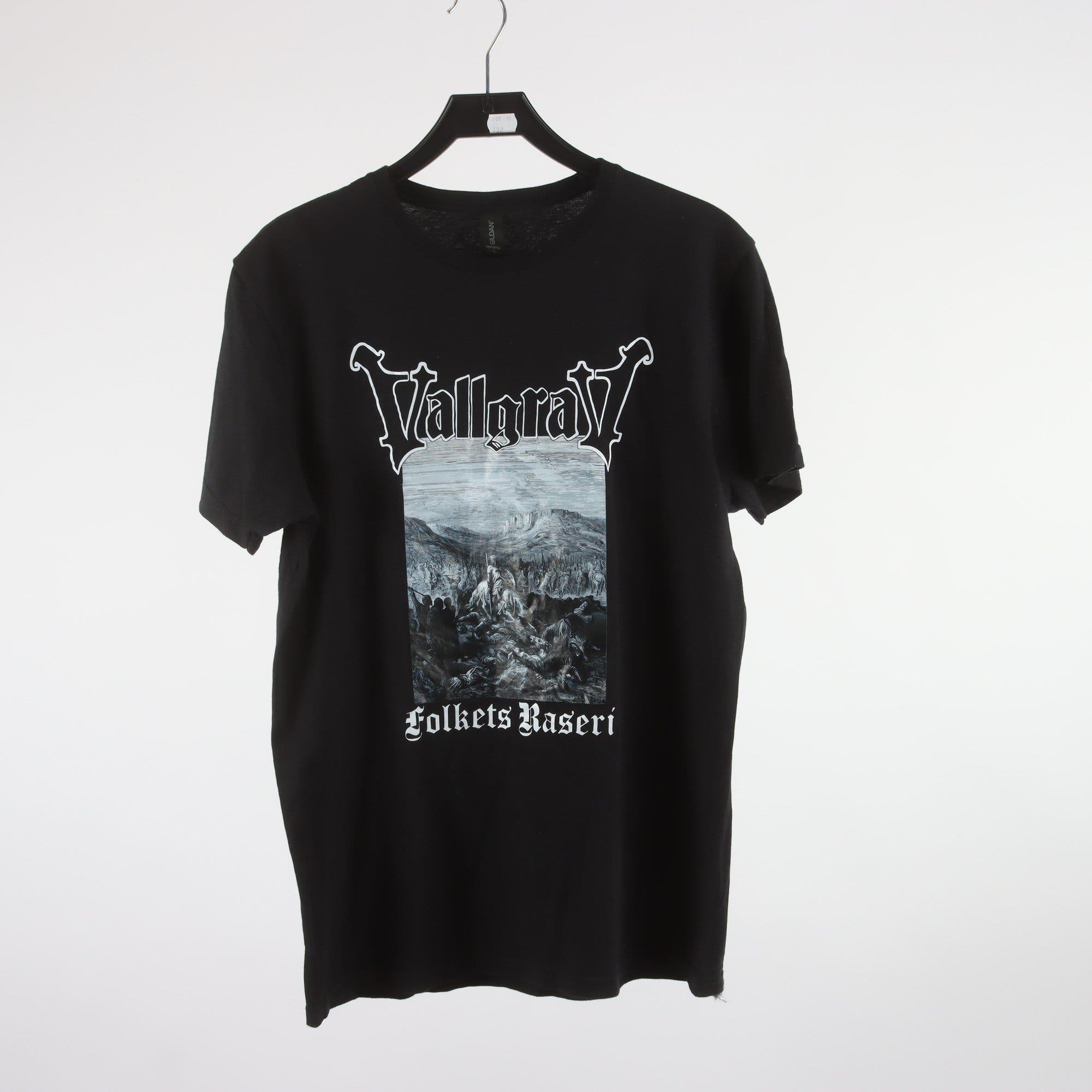T-shirt, Gildan, Vallgrav, svart, stl. M.