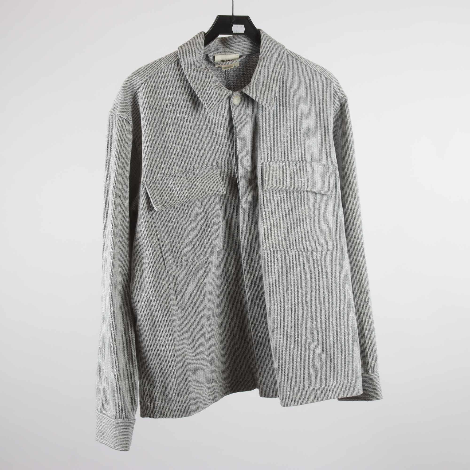 Overshirt, Pull & Bear, grå, sturktur, stl. M.