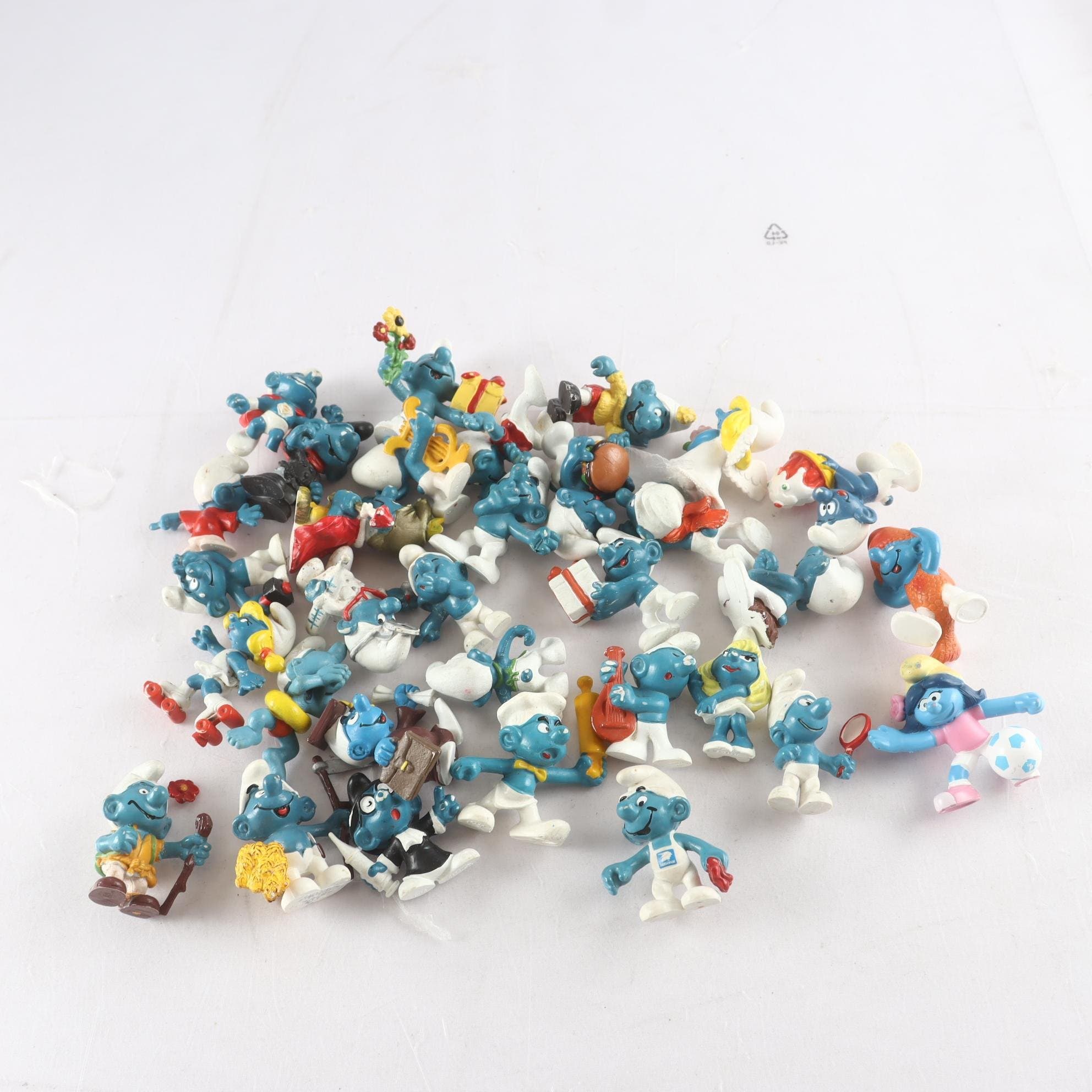 Smurfar, 32 st, Schleich m.m.