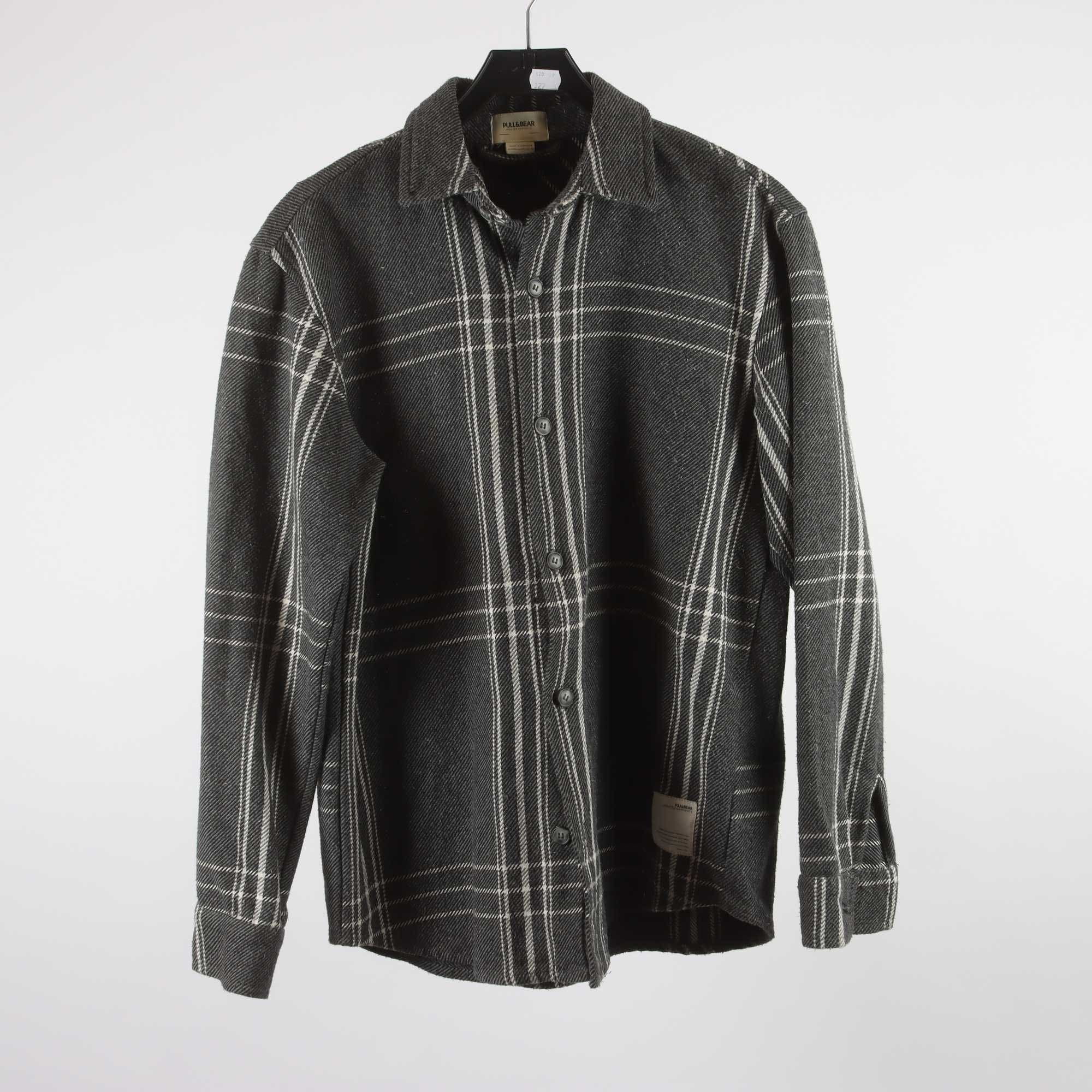 Overshirt, Pull & Bear, grå, sturktur, stl. M.