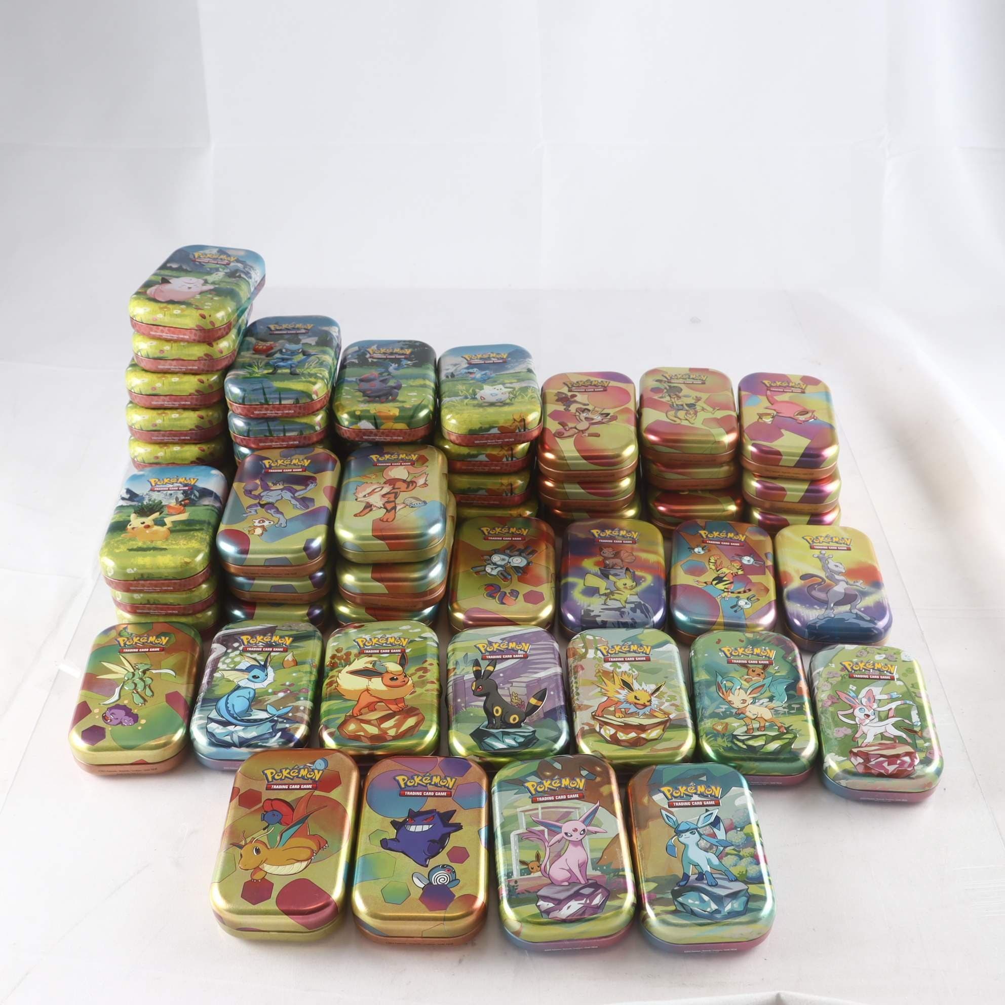 Pokémon Mini Tin, 53 st. Tomma. Samfraktas ej.