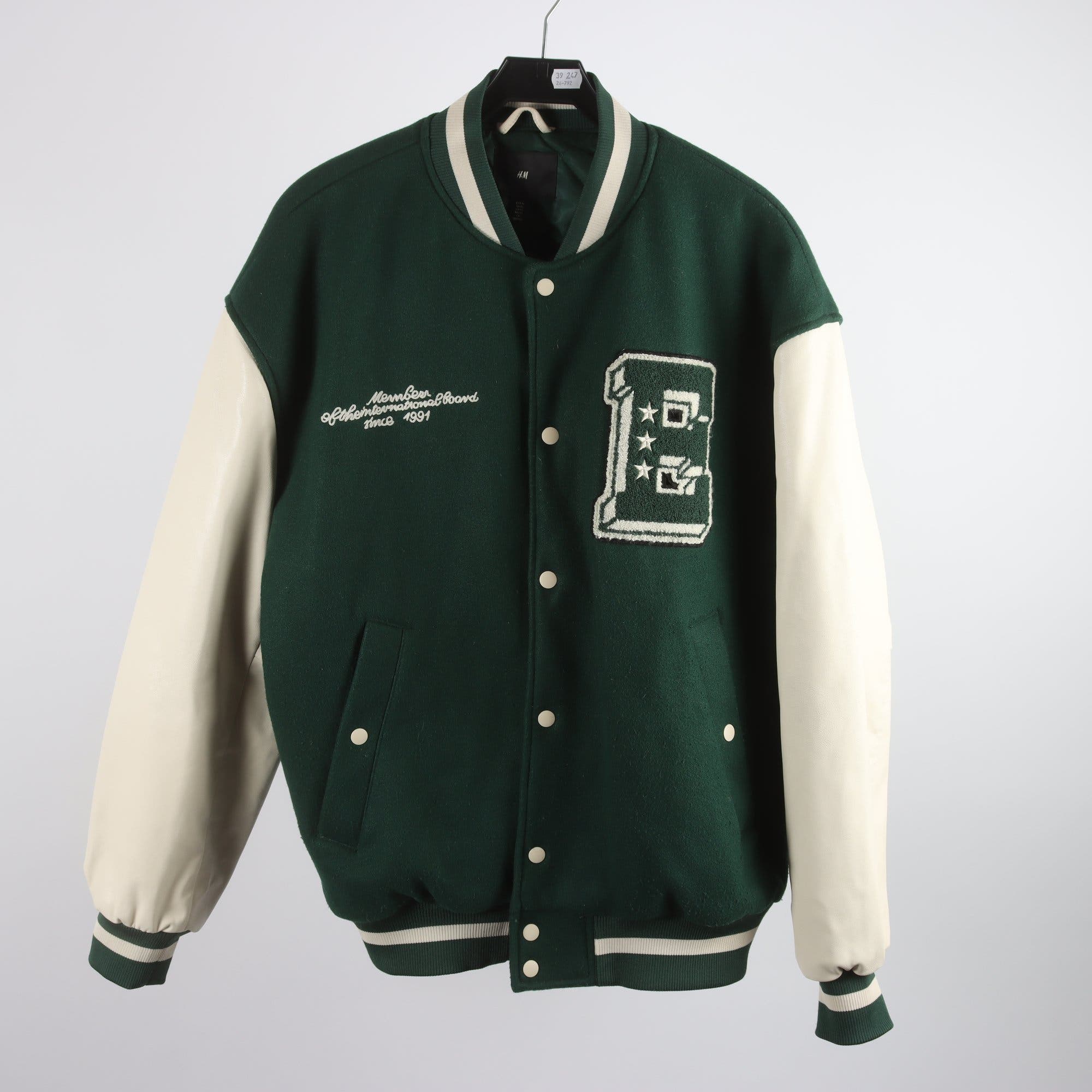 Baseballjacka, H&M, stl. XL