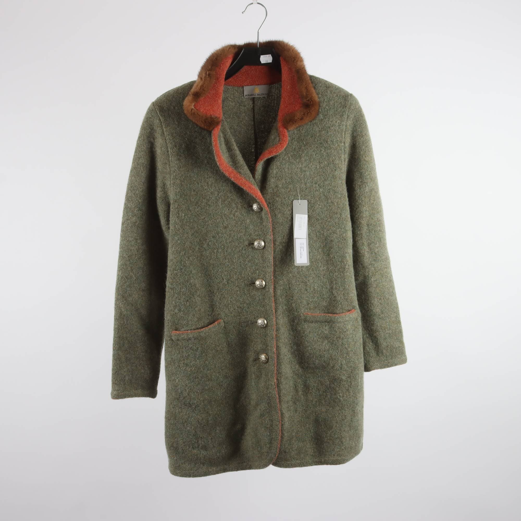 Kofta, Mirabell Salzburg, Austria, grön, 100% ull, stl. D36