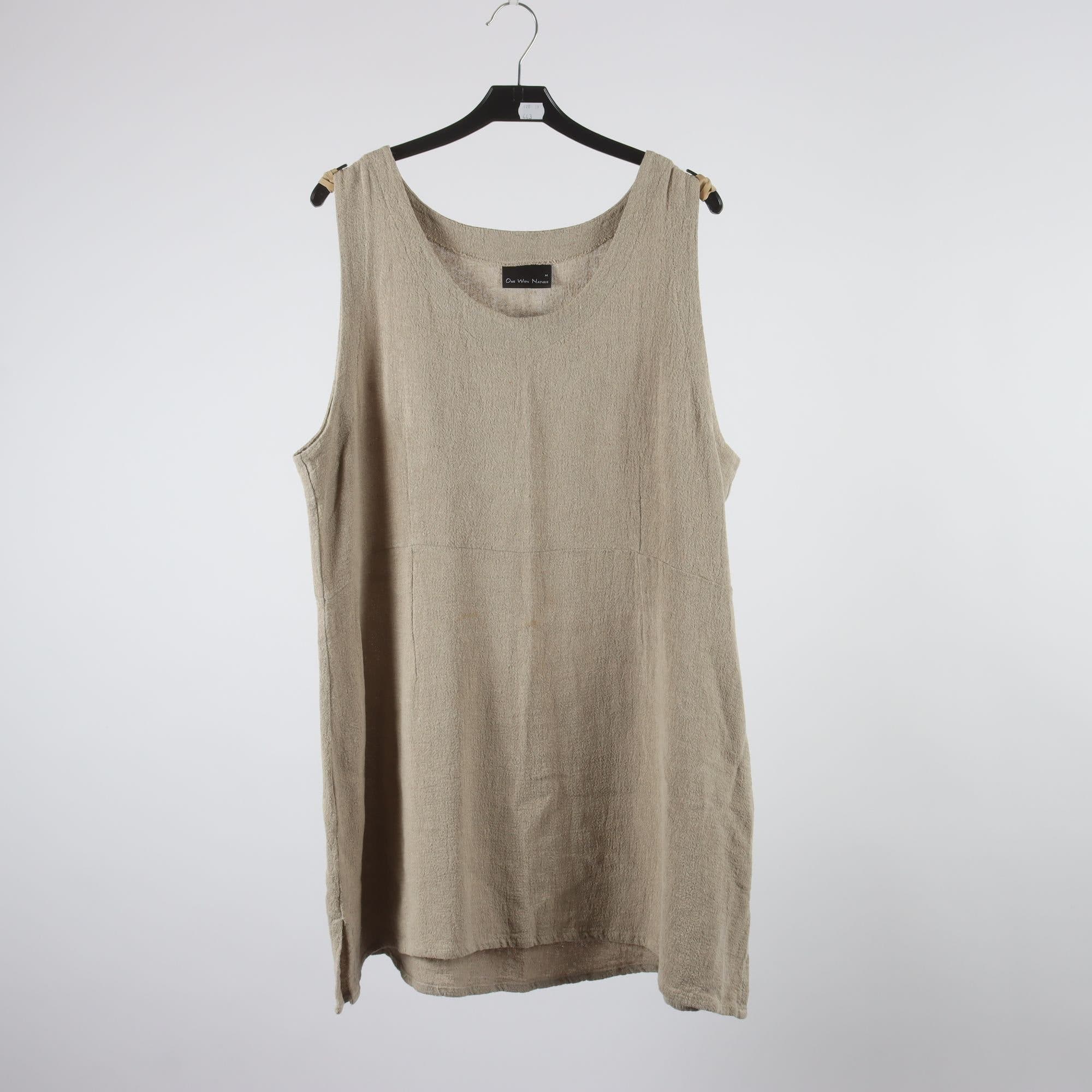 Linne/tunika, One With Nature, beige, lin, stl. M.