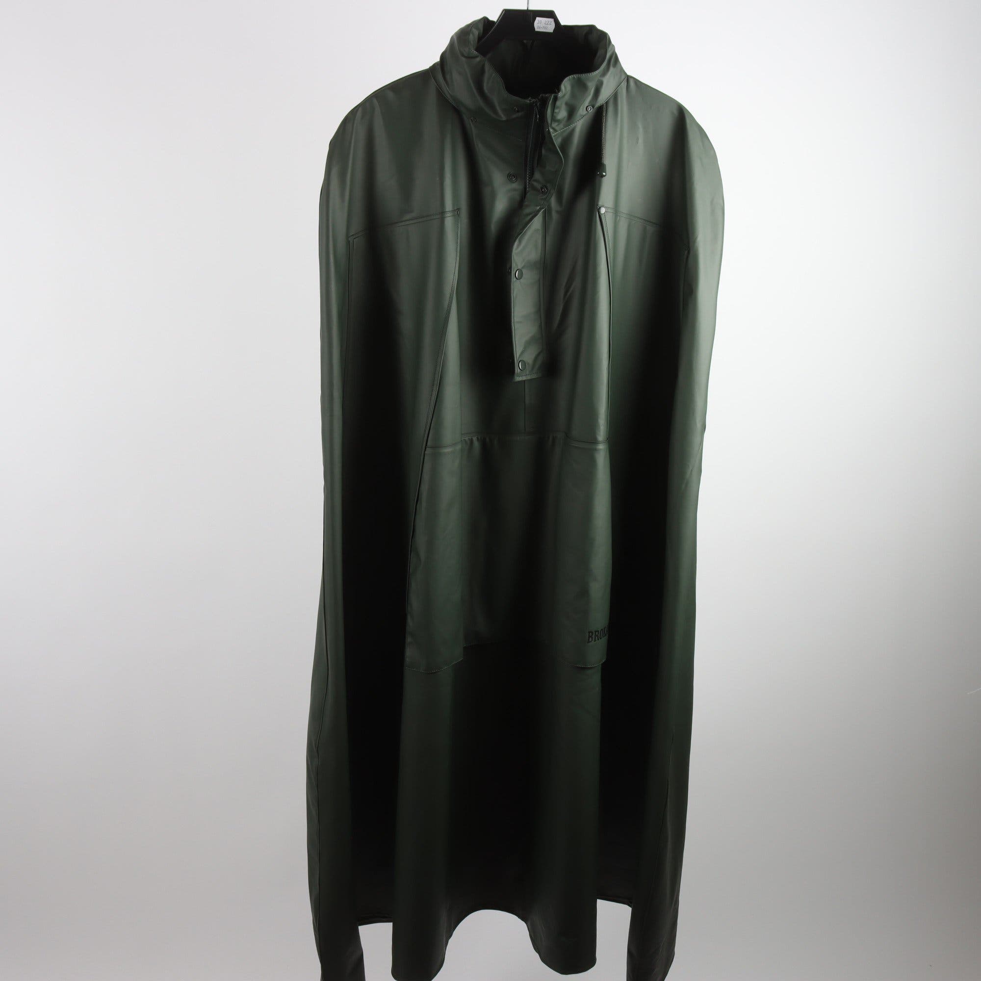Regnponcho, Brokared, stl. XL/XXL