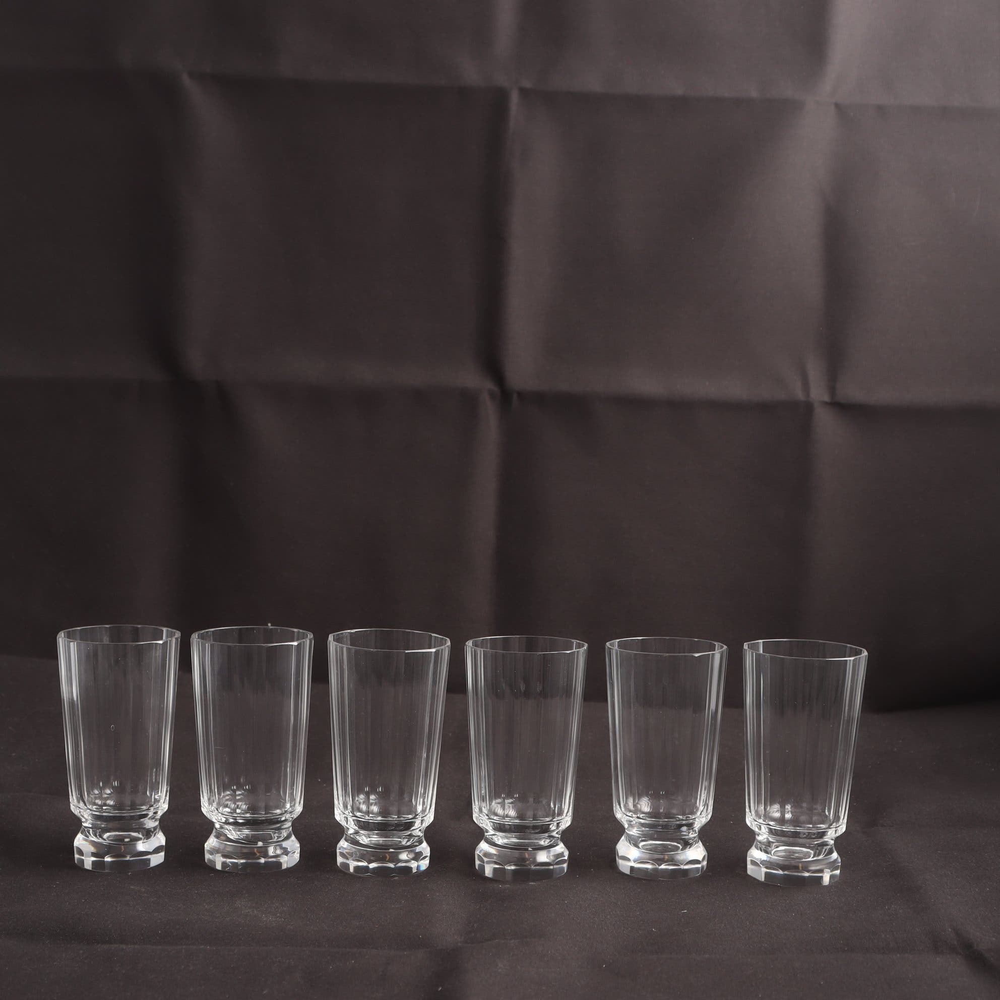 Selterglas, ”Karlberg”, Elis Bergh, Kosta Boda, 6 st. Samfraktas ej.