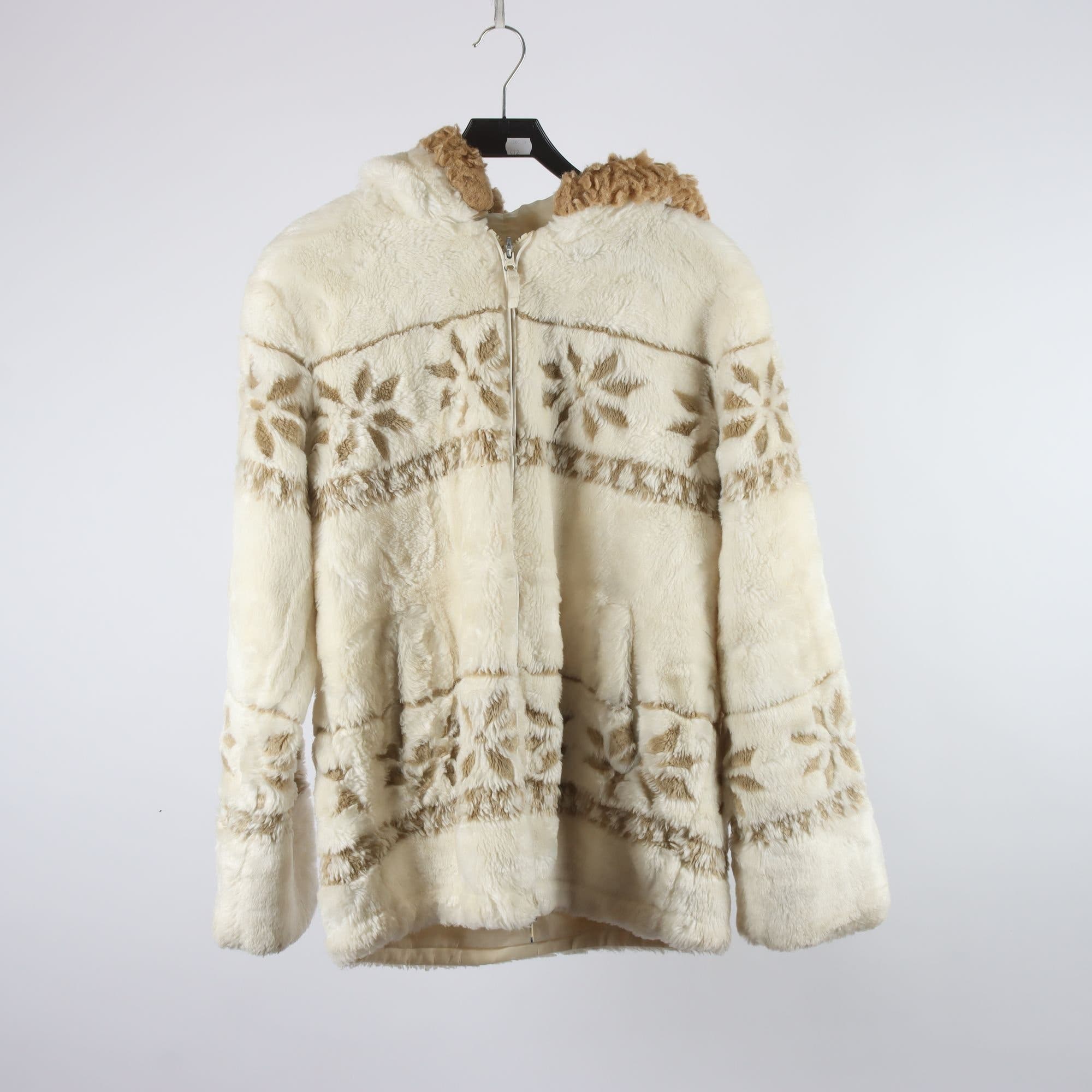 Jacka, New York Classics, vit, beige, stl. M