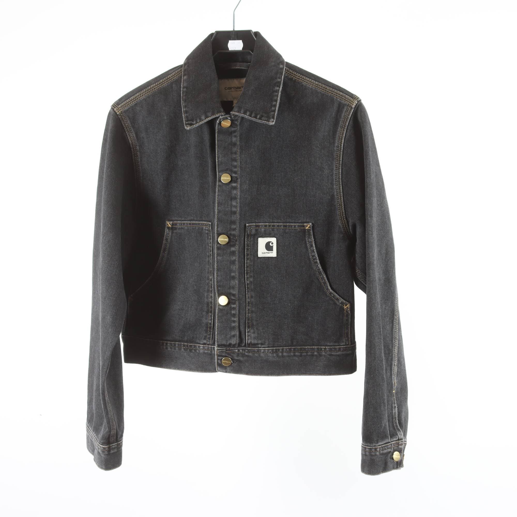 Jeansjacka, Carhartt, svart, stl. S.