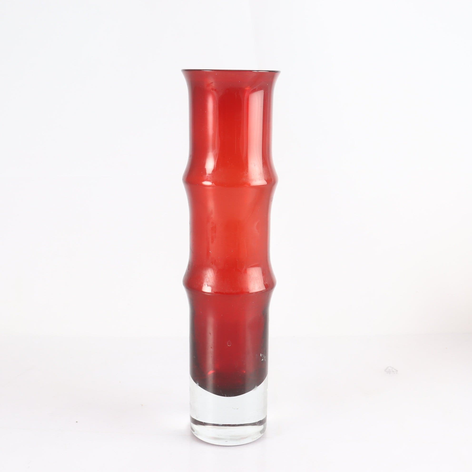 Vas, ”Bambu”, Bo Borgström, Åseda glasbruk, 1960/70-tal