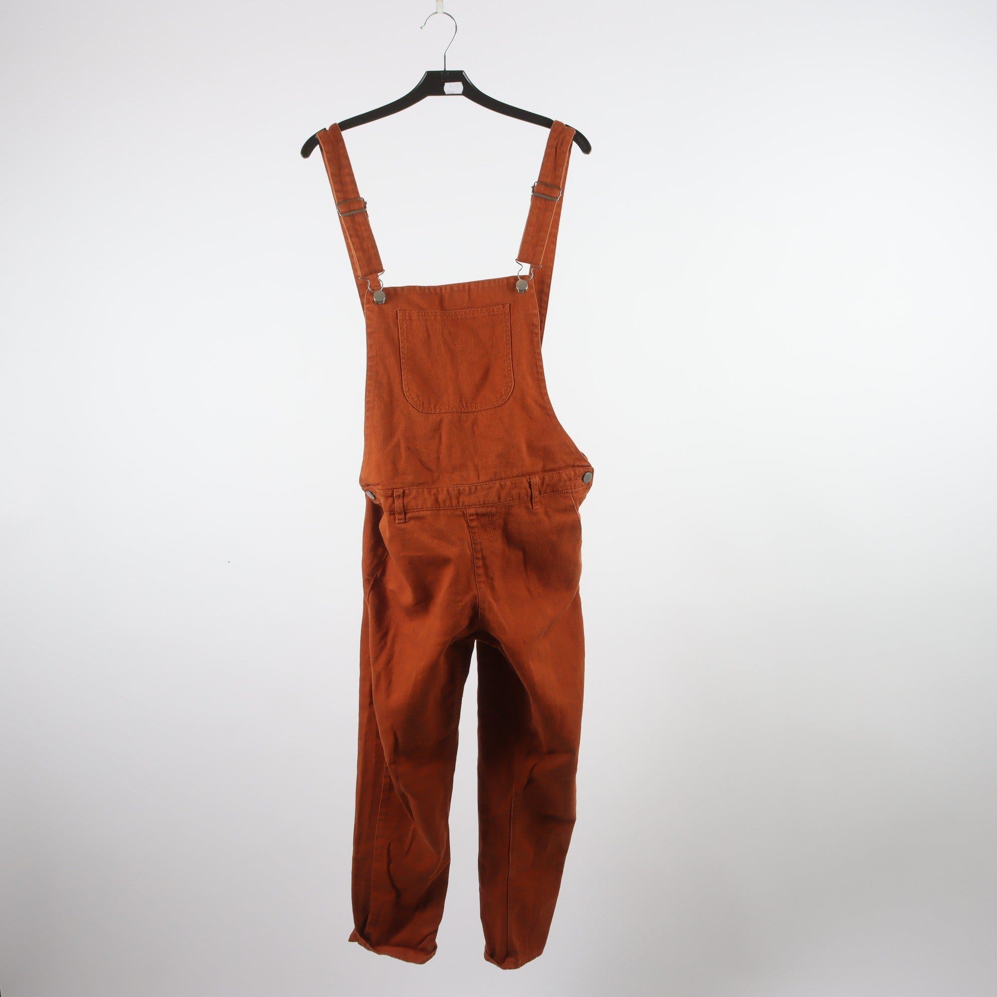 Hängselbyxor, Monki, orange, stl. S.