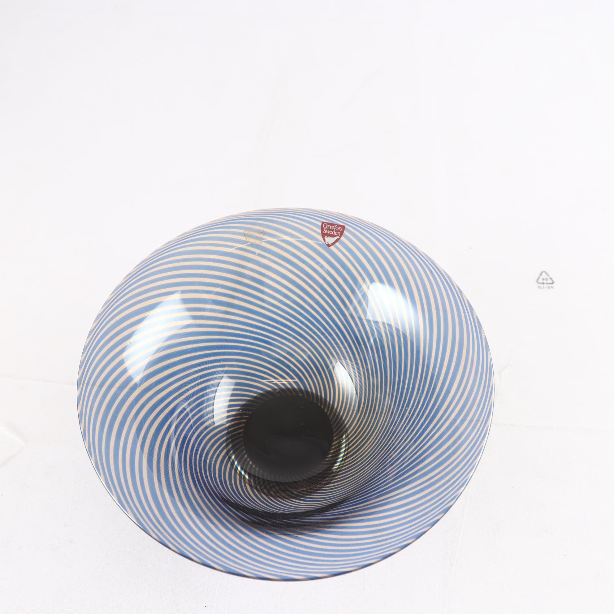 Skål, glas, ”Graal”, Edward Hald, Orrefors, 1982