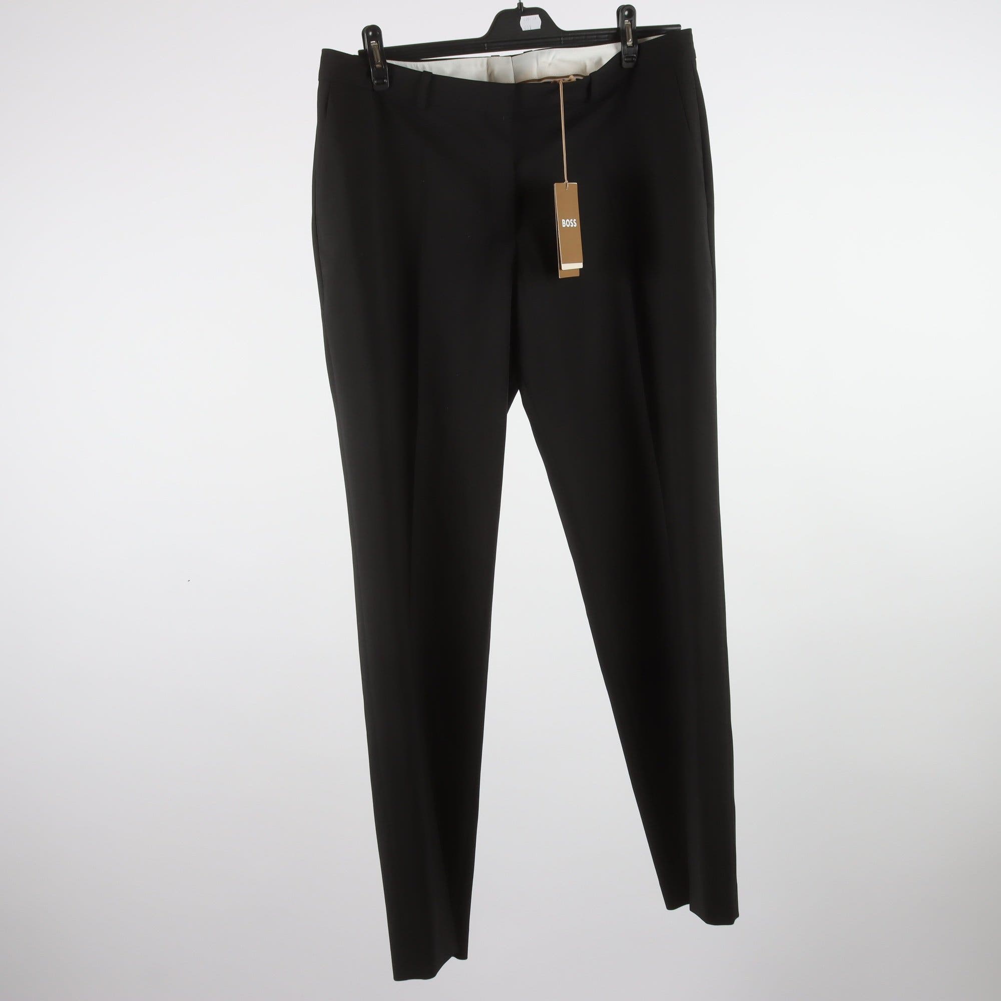 Byxor, Hugo Boss, svart, stl. 44.