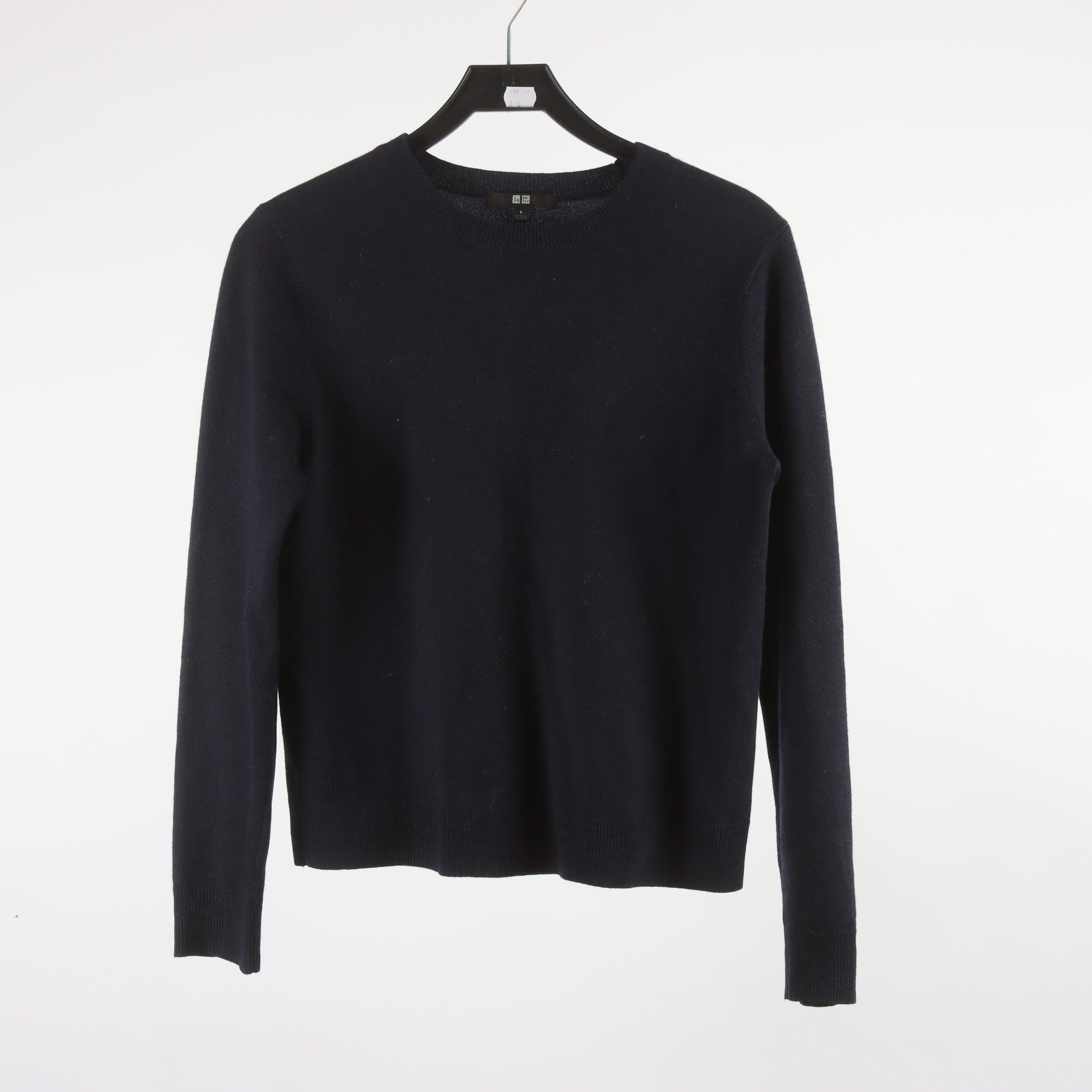 Tröja, Uniqlo, blå, 100% cashmere, stl. S.