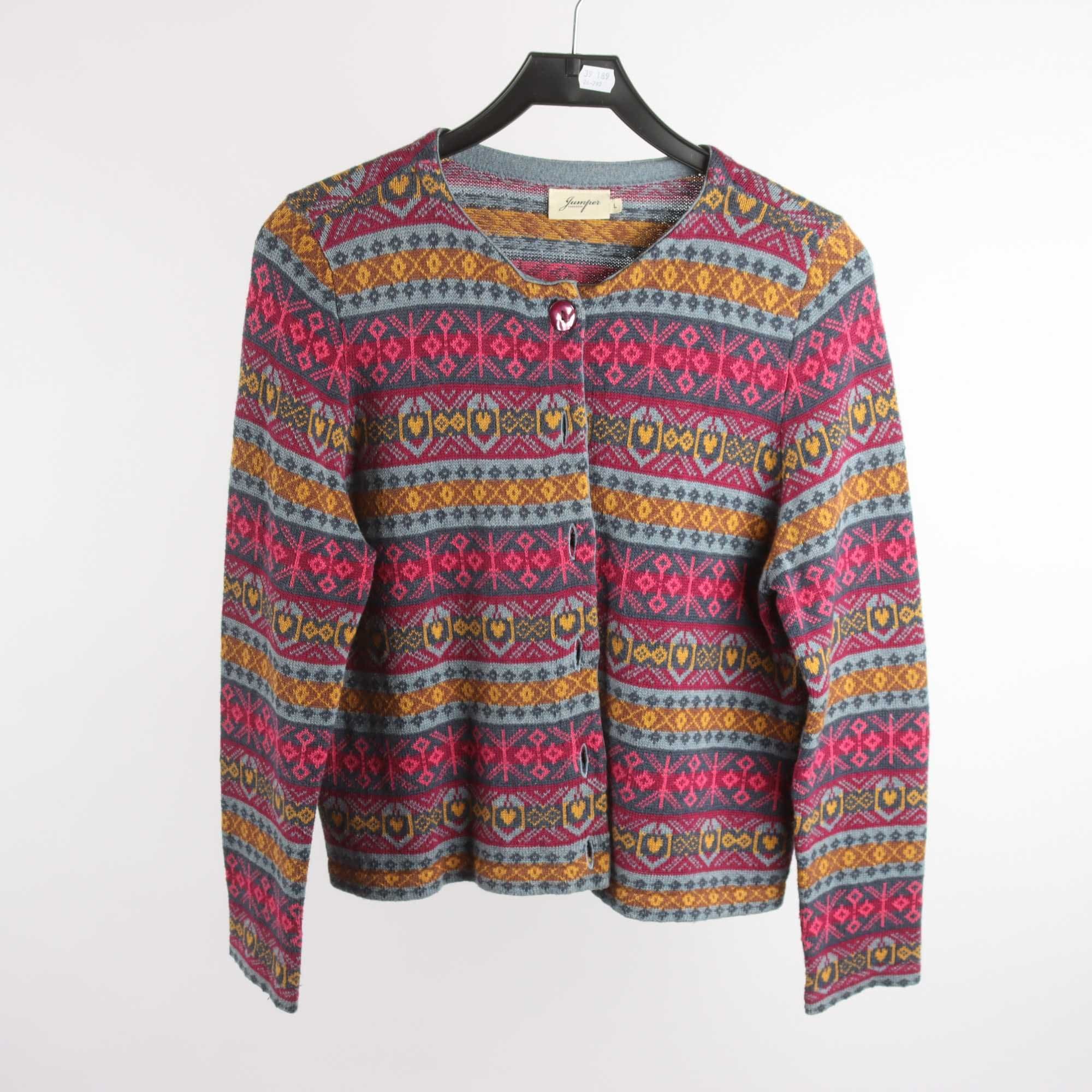 Stickad kofta, Jumperfabriken, stl. L