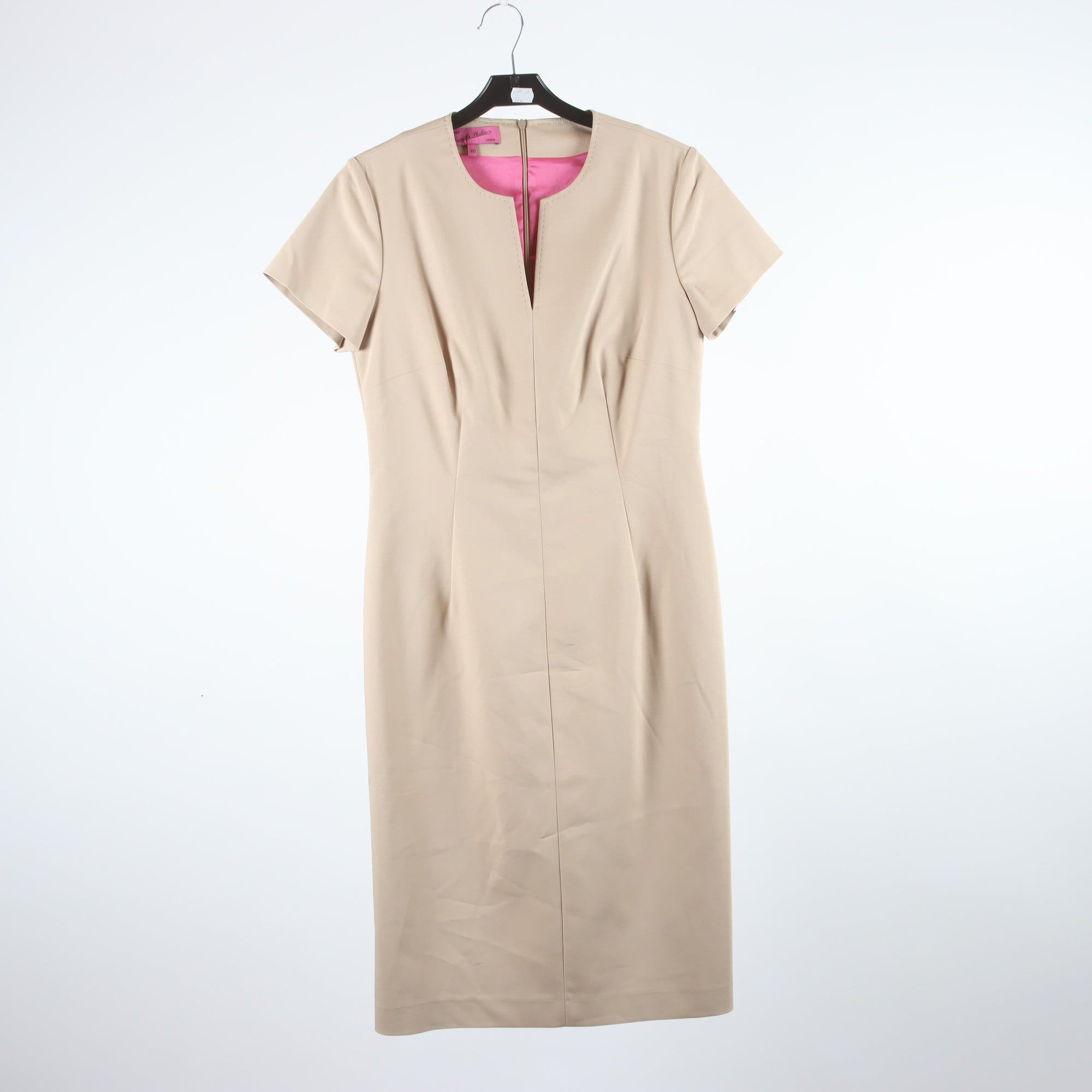 Klänning, Camilla Thulin, beige, stl. 40.