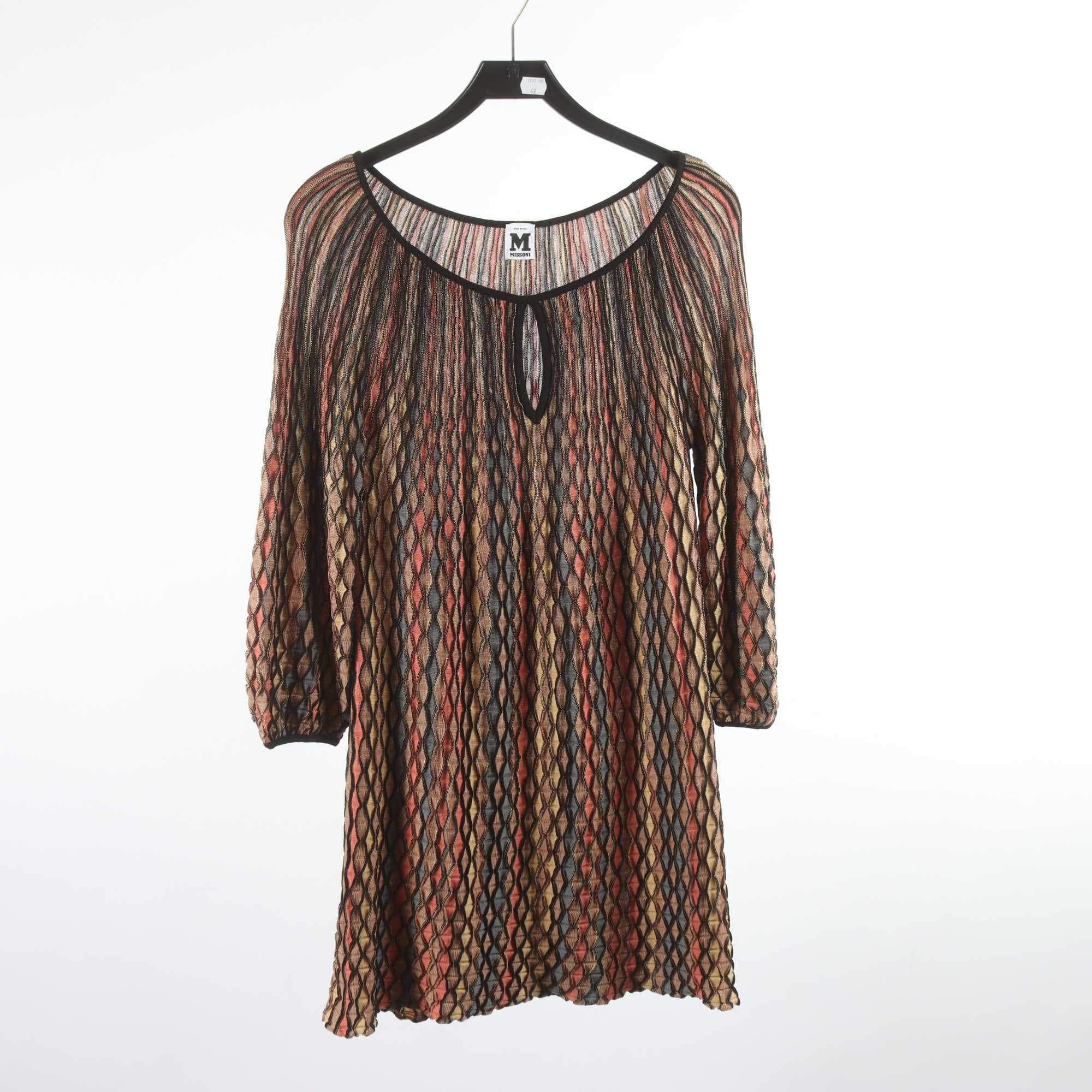 Klänning, Missoni, flerfärgad, stl. 36