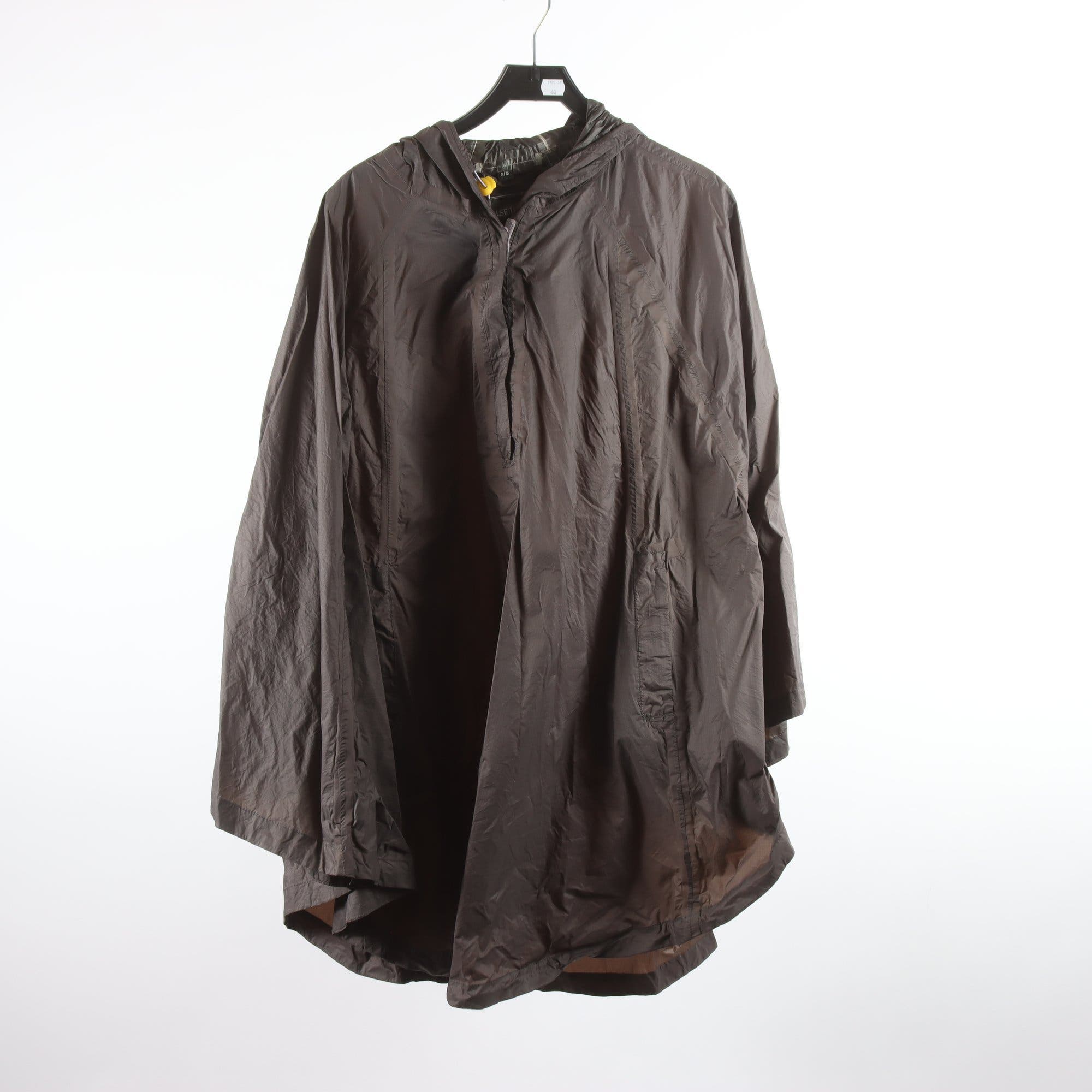Regn poncho, Ilse Jacobsen, brun, stl. S/M