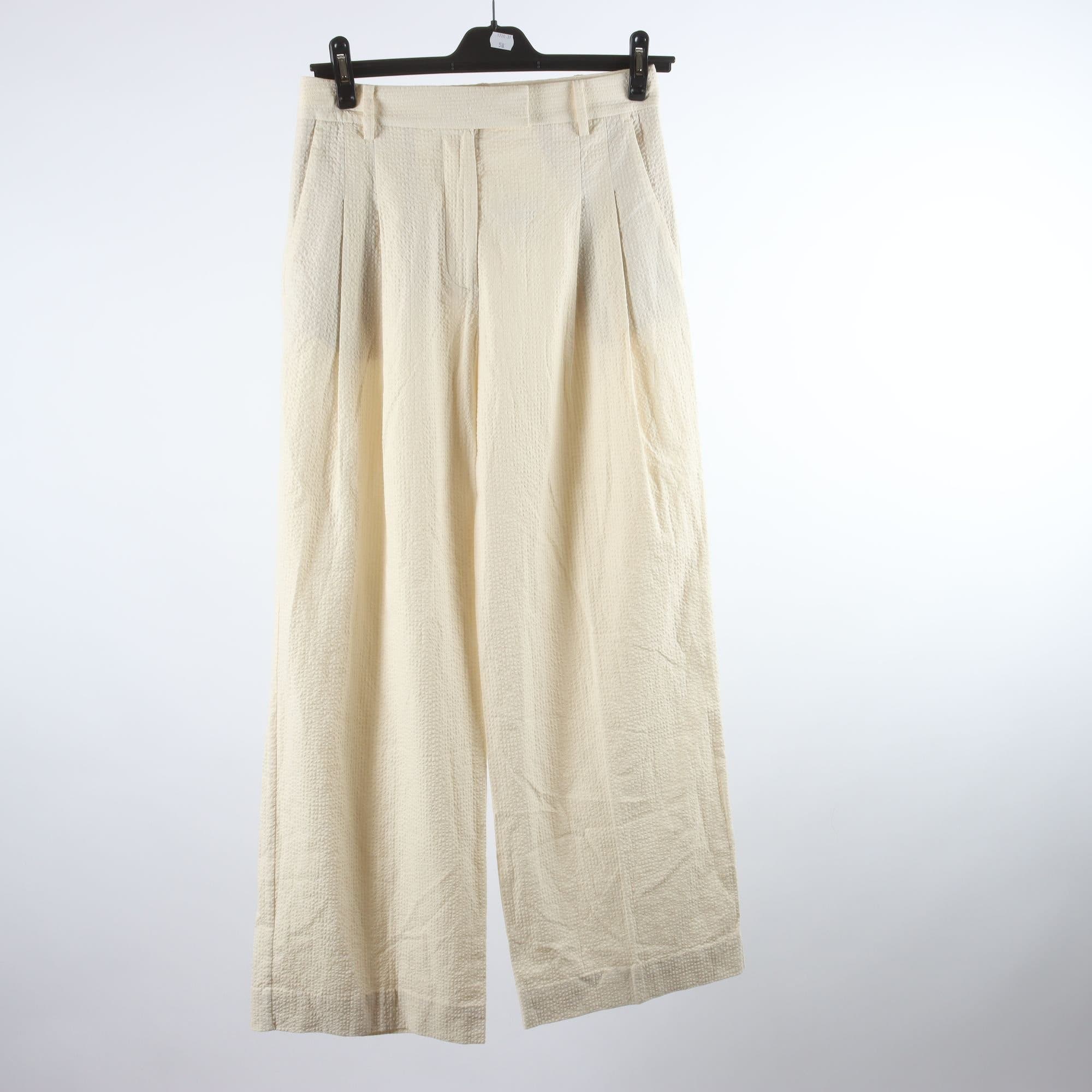 Byxor, By Malene Birger, offwhite, stl. 38