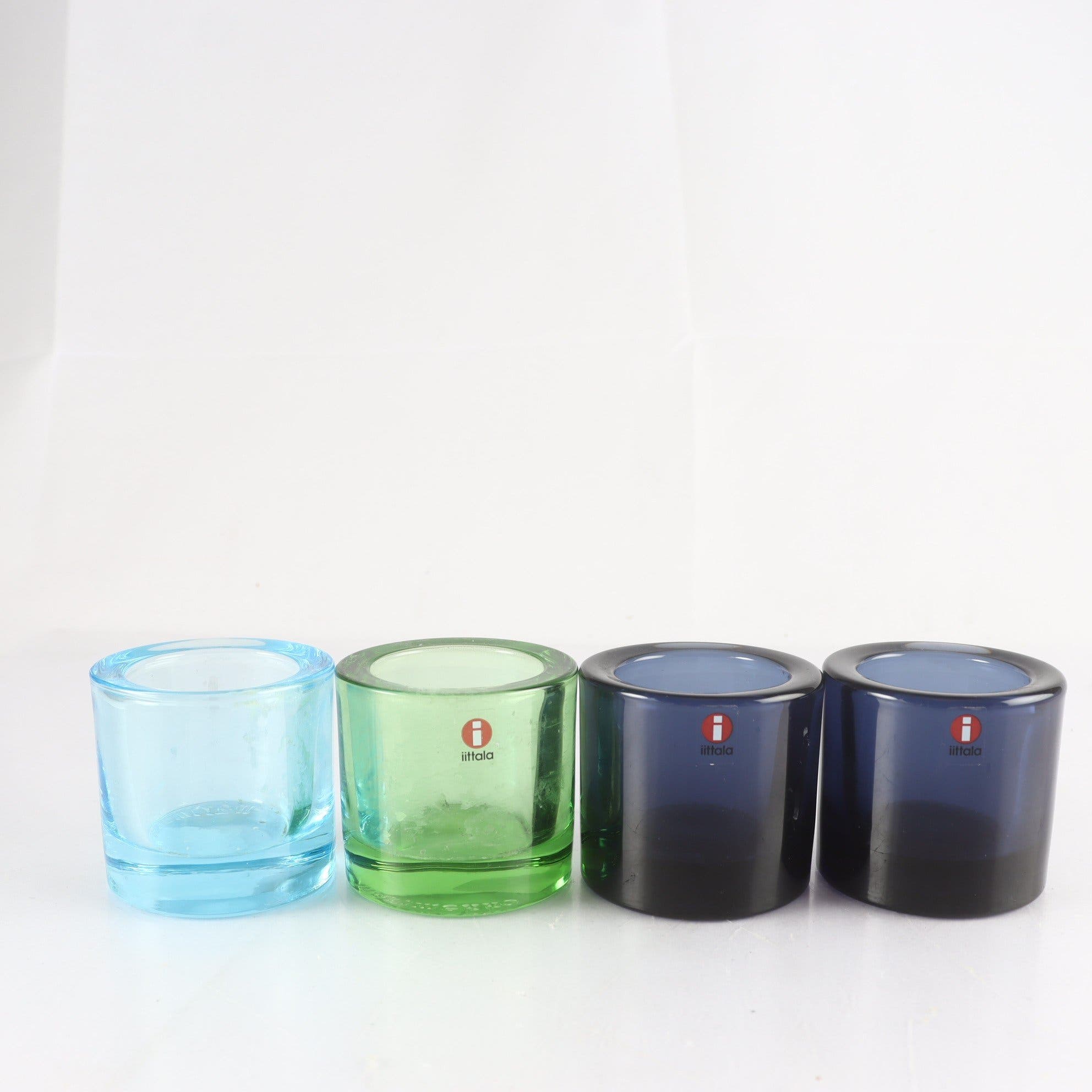 Ljuslyktor, Iittala, ”Kivi”, 4 st