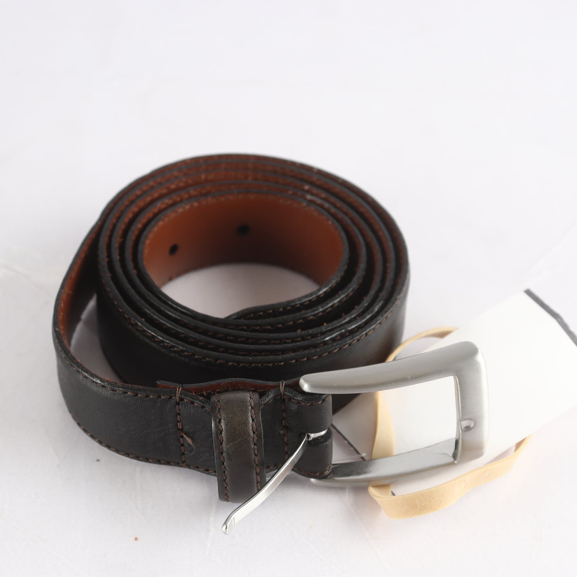 Bälte, Brooks Brothers, läder, stl. XL