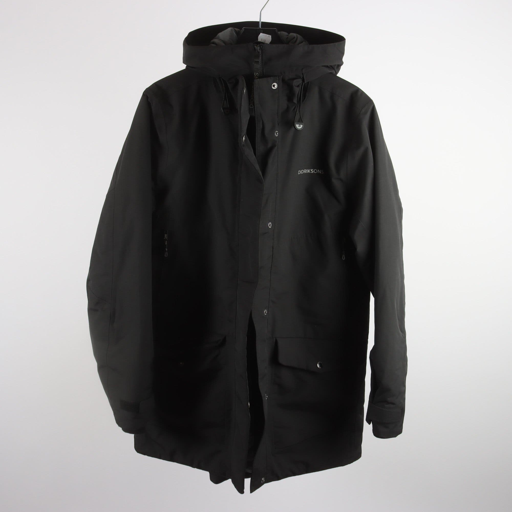 Jacka, Didriksons, svart, stl. 42