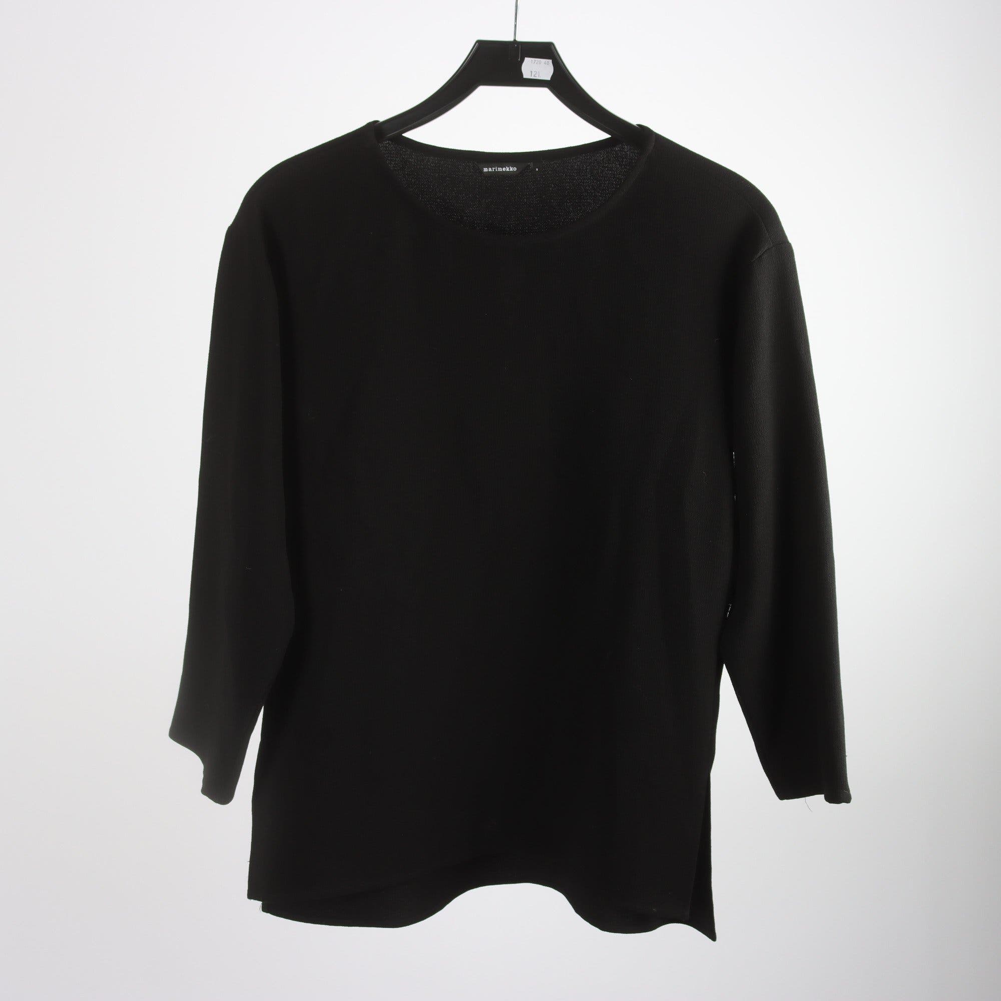 Blus/tröja, Marimekko, svart, stl. S