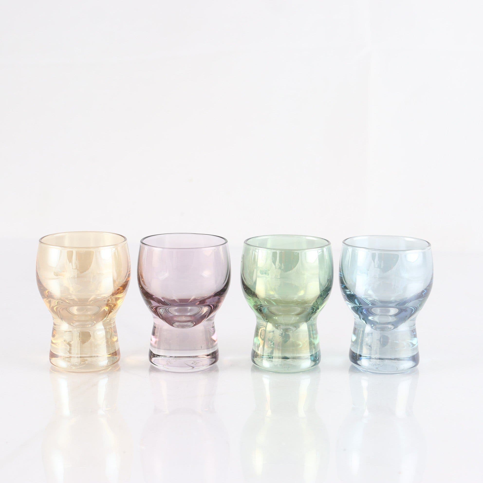 Shotglas, Happy shot, Magnor, Norge, 4 pack