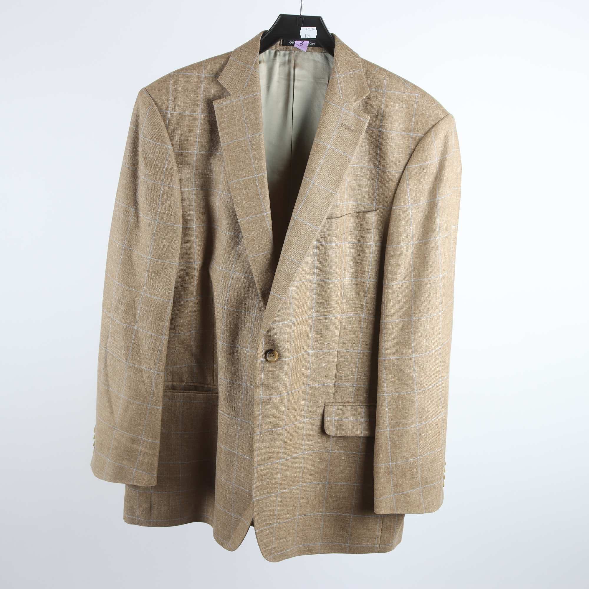Kavaj, Oscar Jacobson, beige, stl. 52
