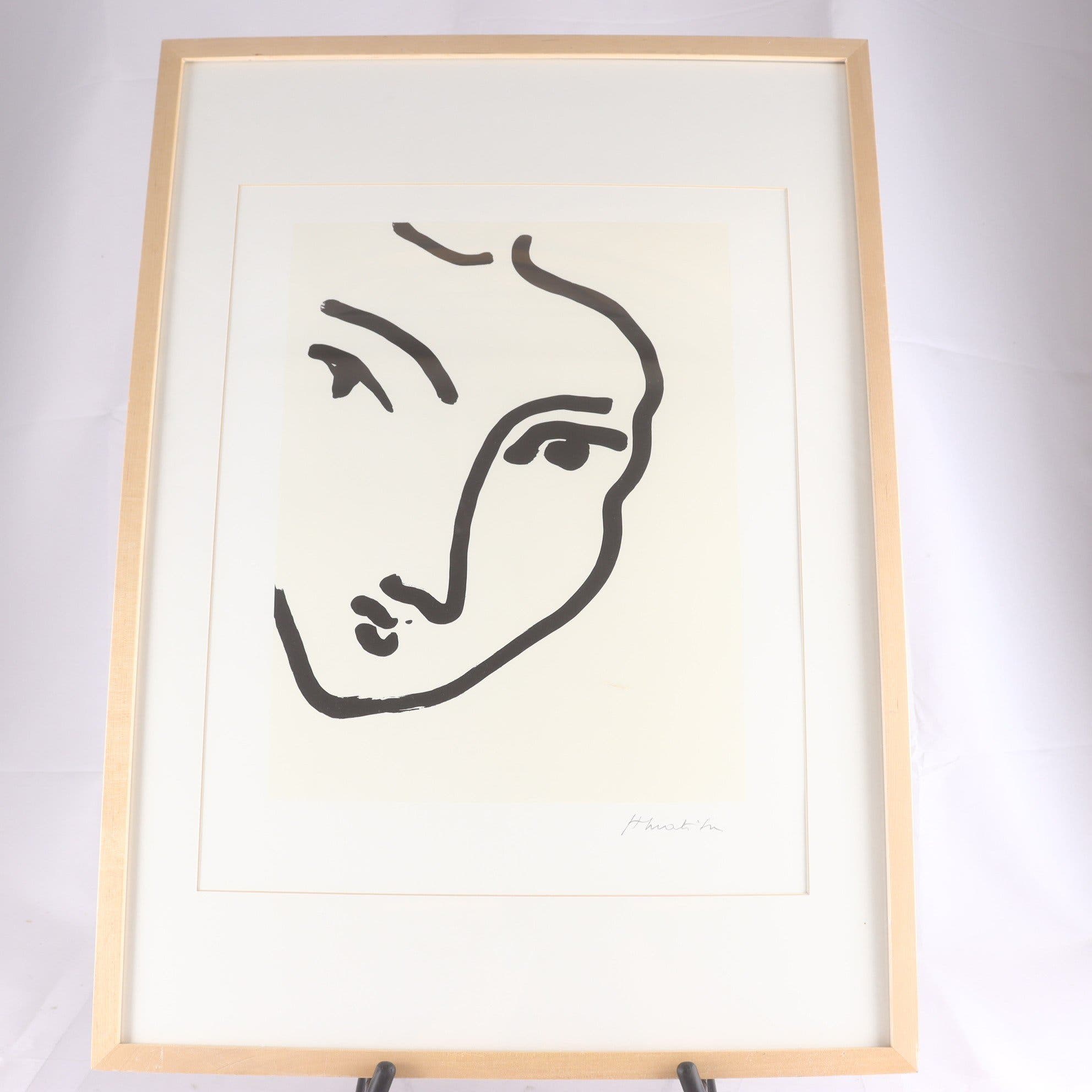 Litografiskt tryck, Henri Matisse, 1948, reproduktion. Endast avhämtning.