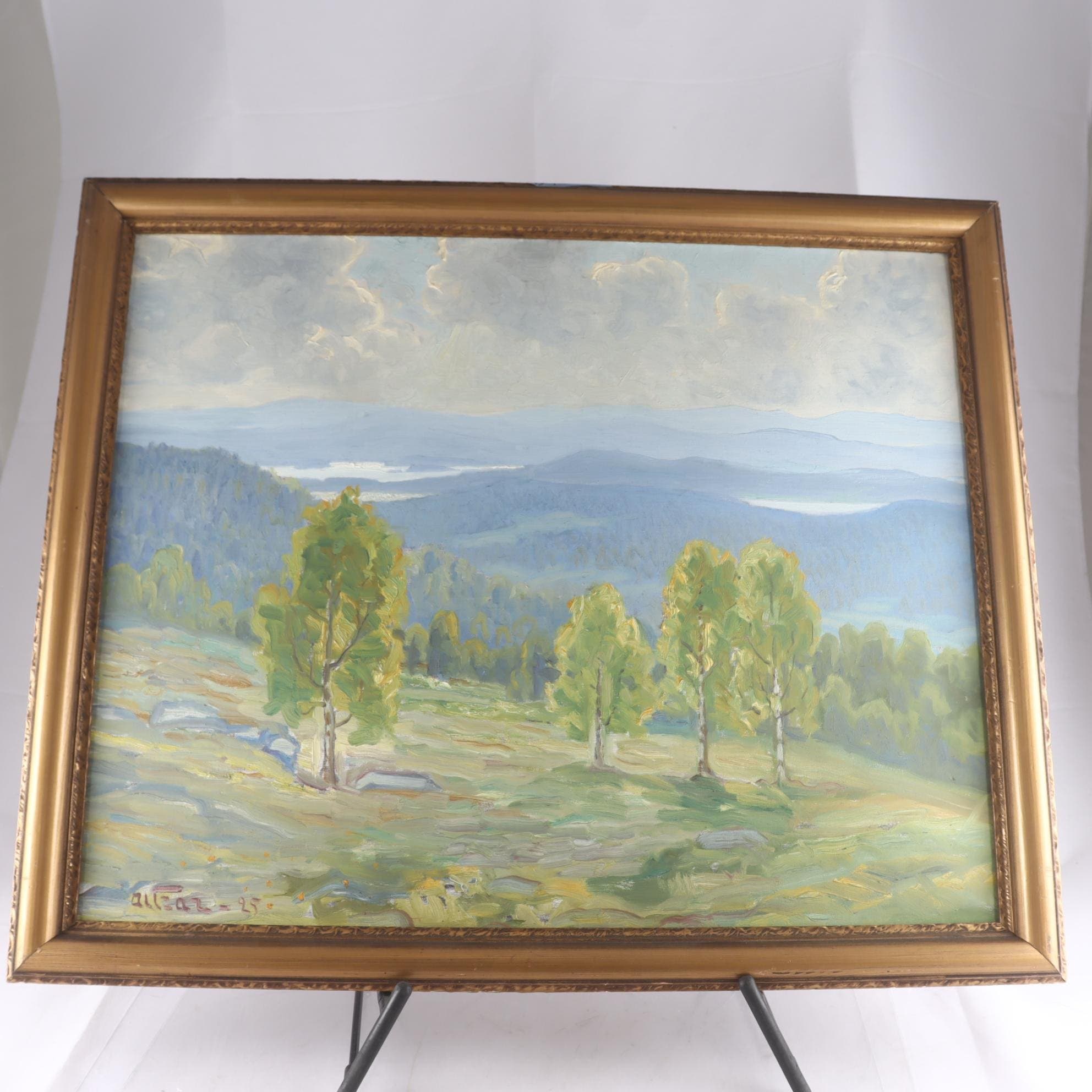 Olja på duk, Anders Altzar, (1886-1939), signerad. Endast avhämtning.