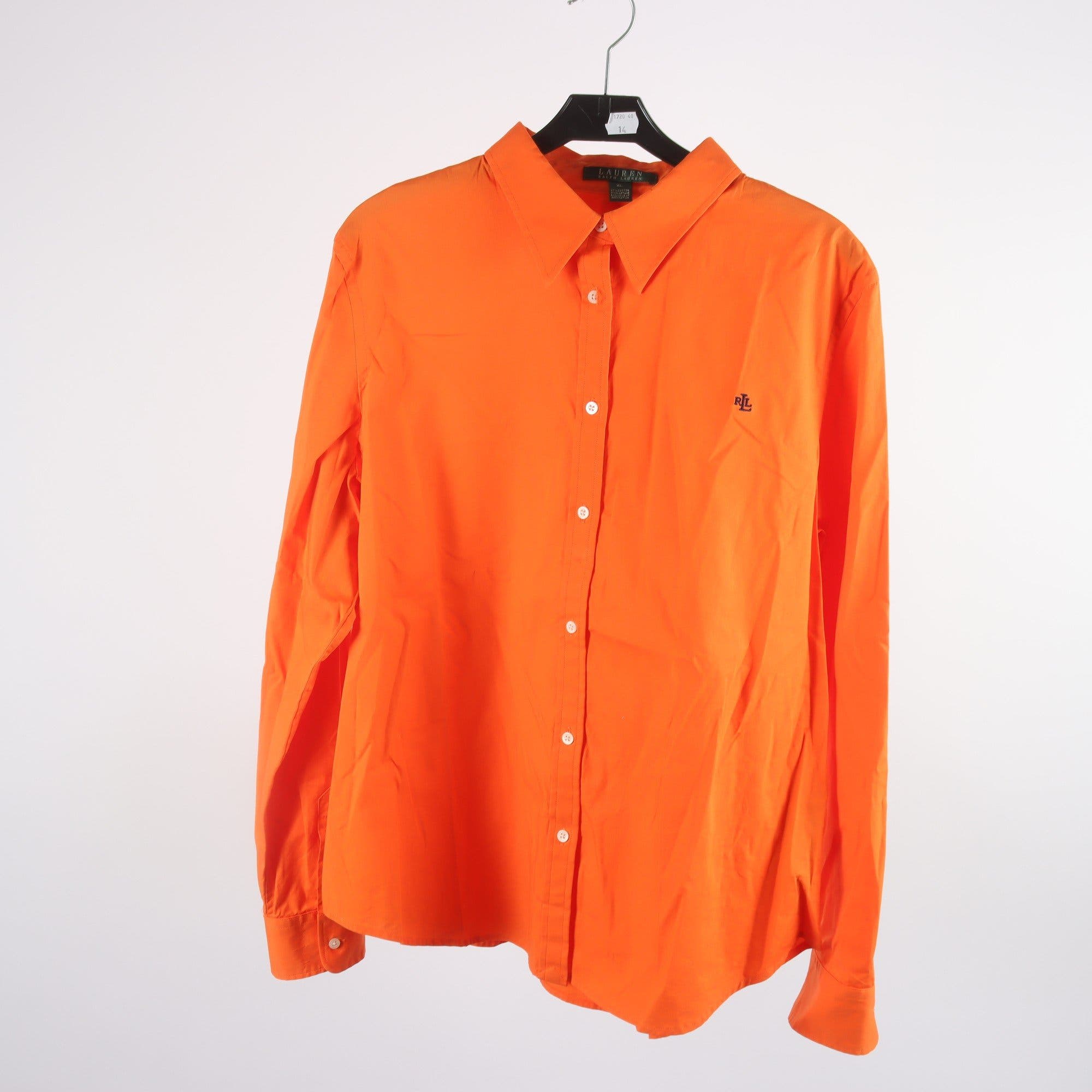 Blus/skjorta, Ralph Lauren, orange, stl. XL