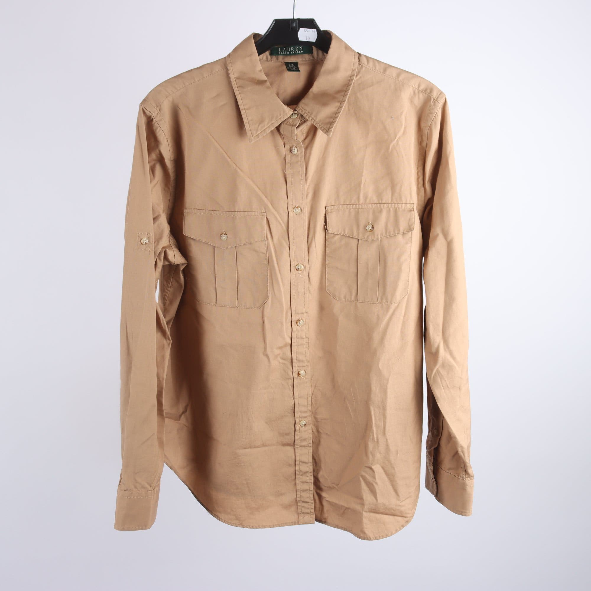 Blus/skjorta, Ralph Lauren, brun, stl. L