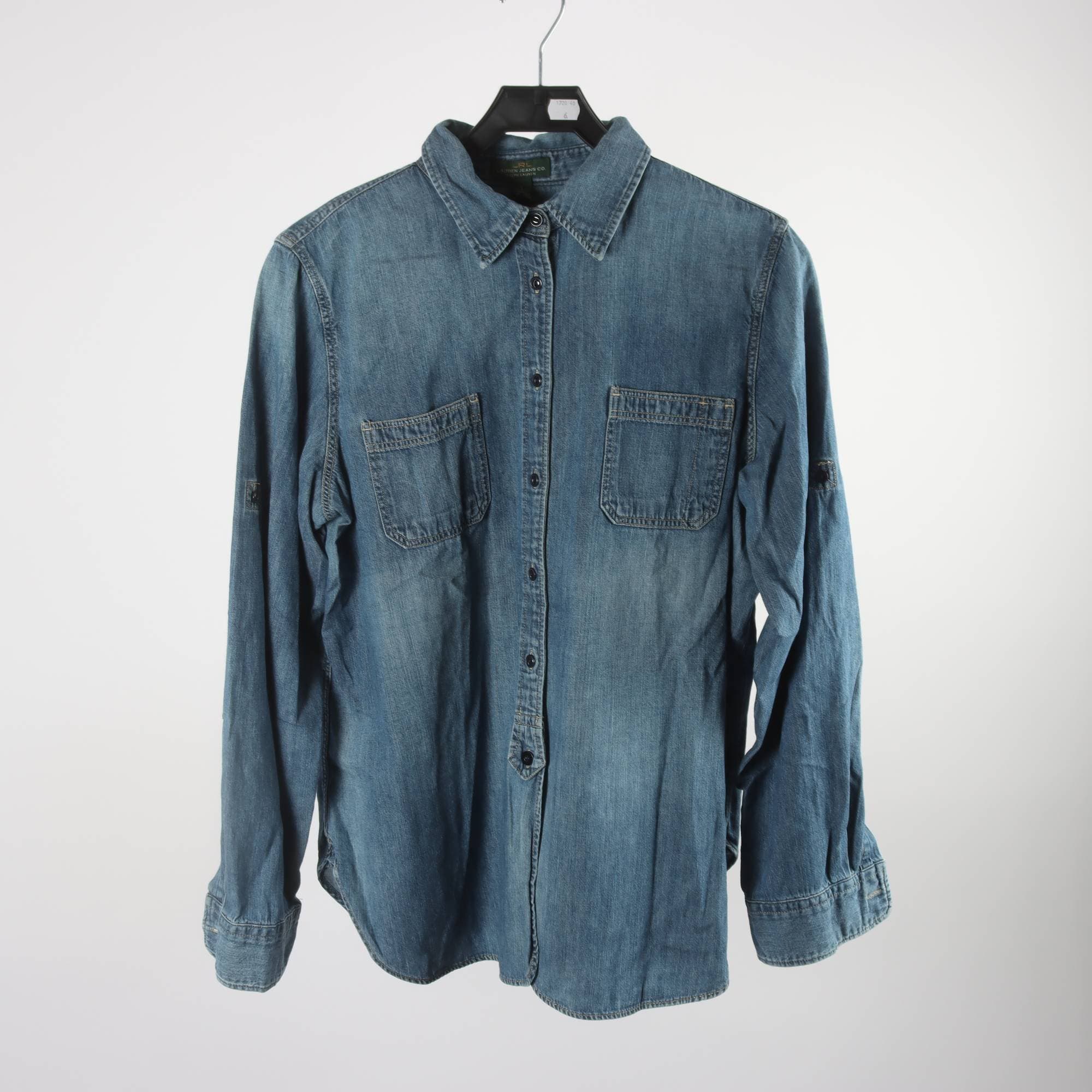 Jeansskjorta, Ralph Lauren, blå, stl. L