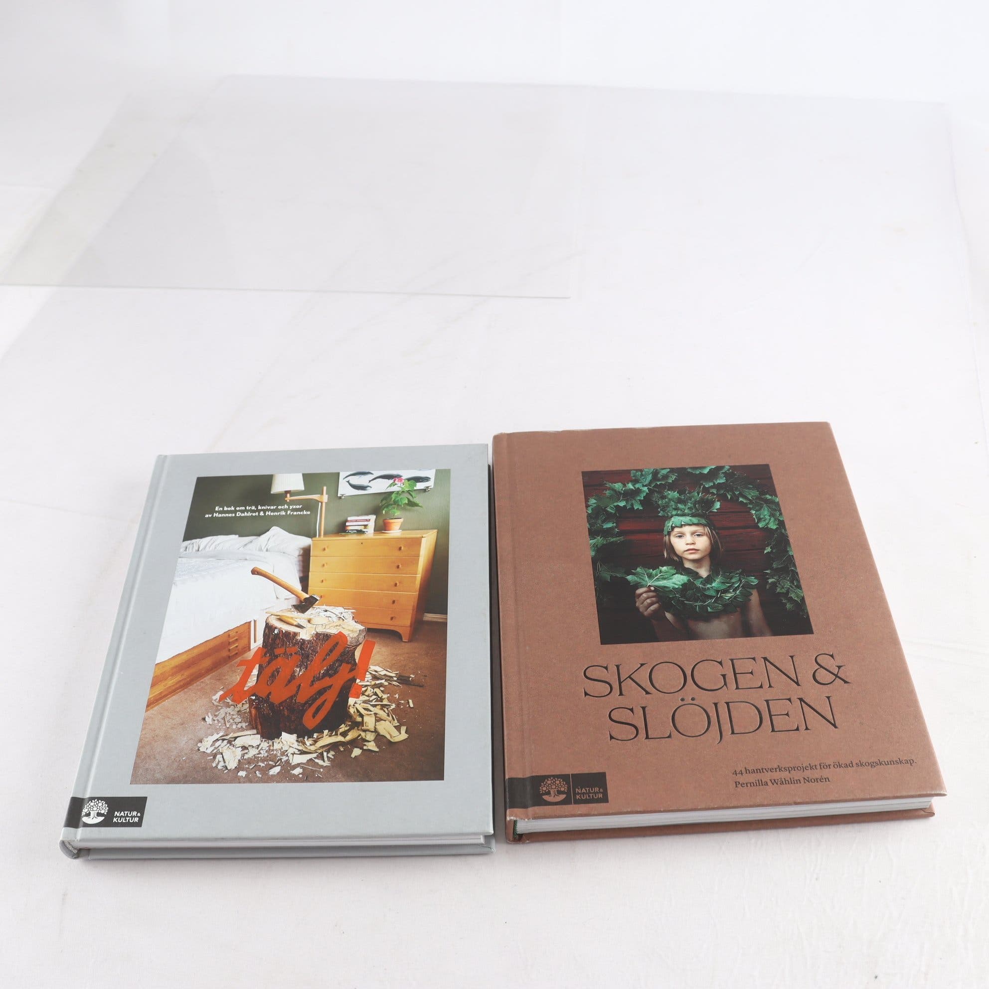Skogen och slöjden + Tälj! En bok om trä, knivar och yxor