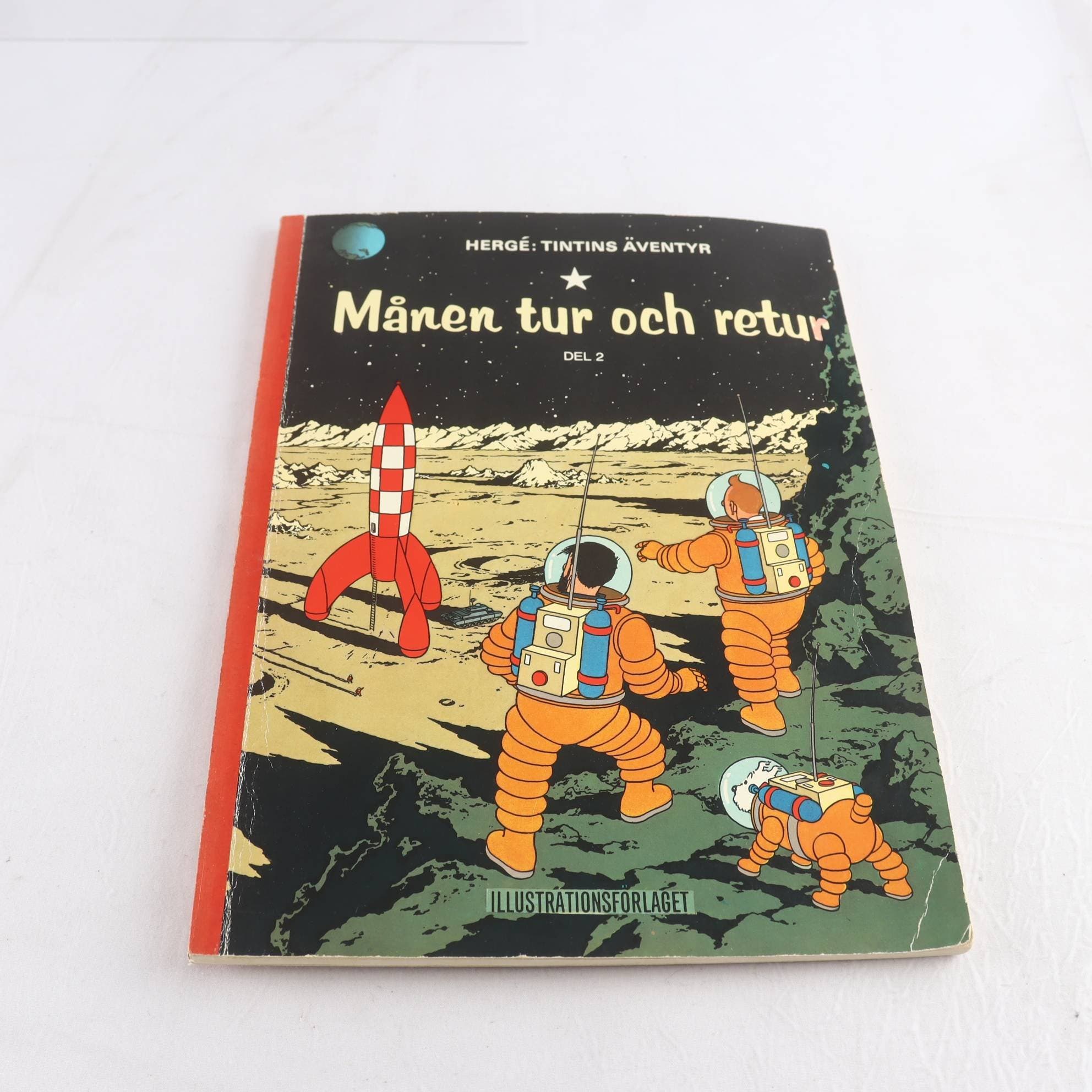 Tintins äventyr, Månen tur och retur del 2 (första svenska utgåvan)